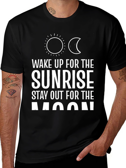 Sunrise Moon Graphic T-Shirt