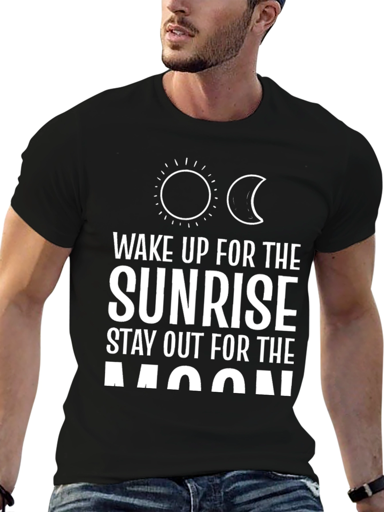 Sunrise Moon Graphic T-Shirt