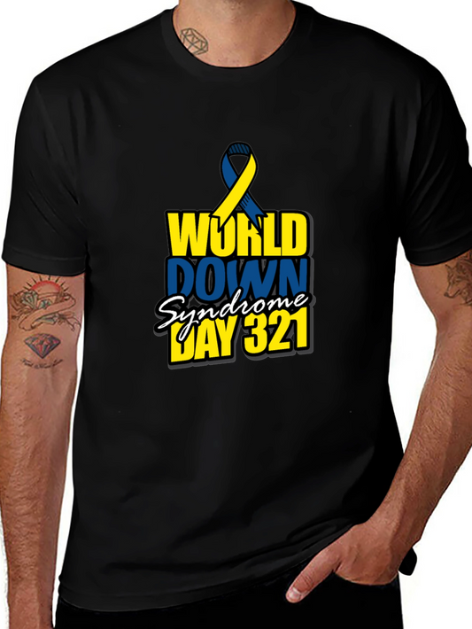 World Down Syndrome Awareness Day 321 Black T-Shirt