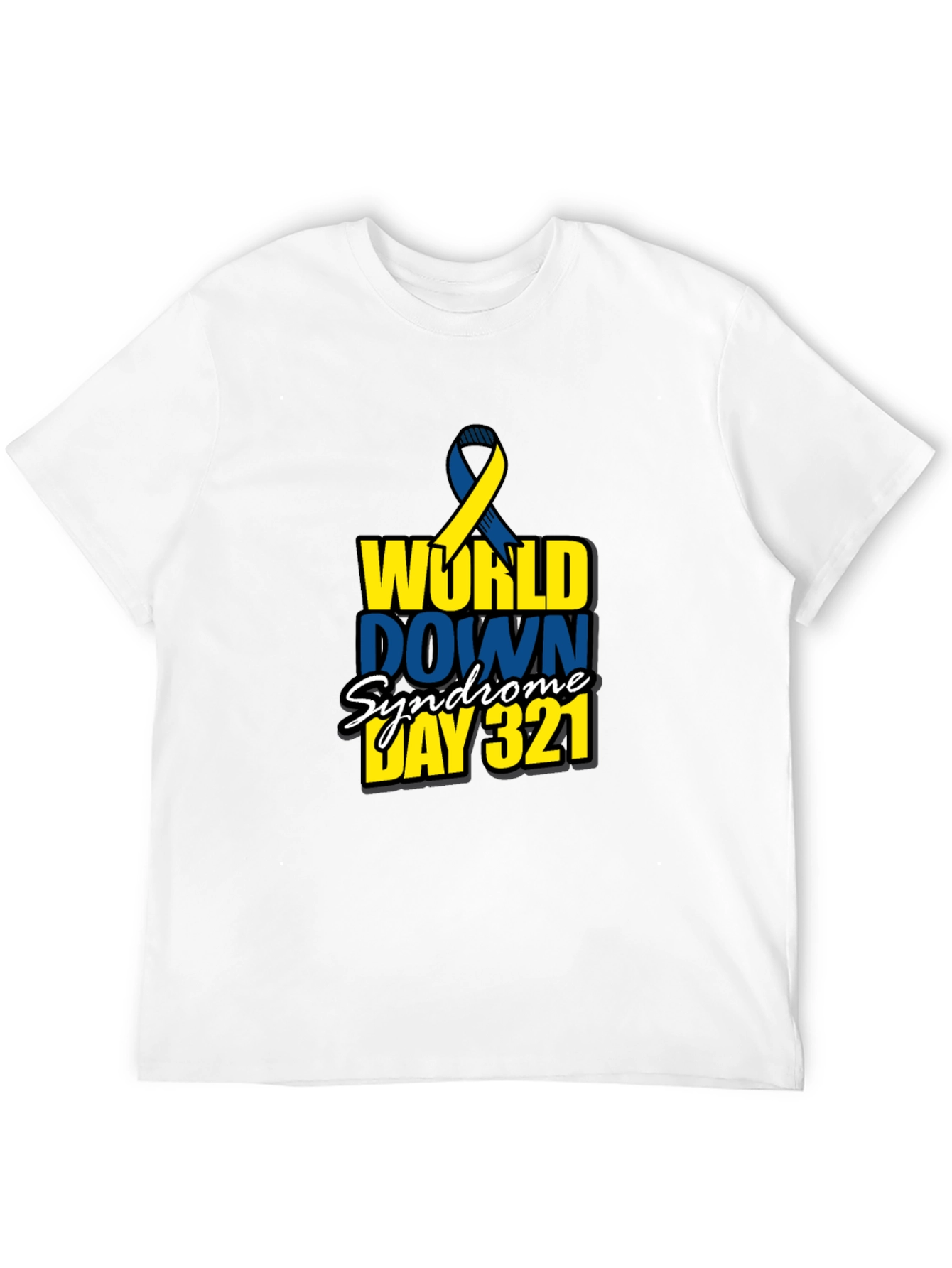 World Down Syndrome Awareness Day 321 Black T-Shirt