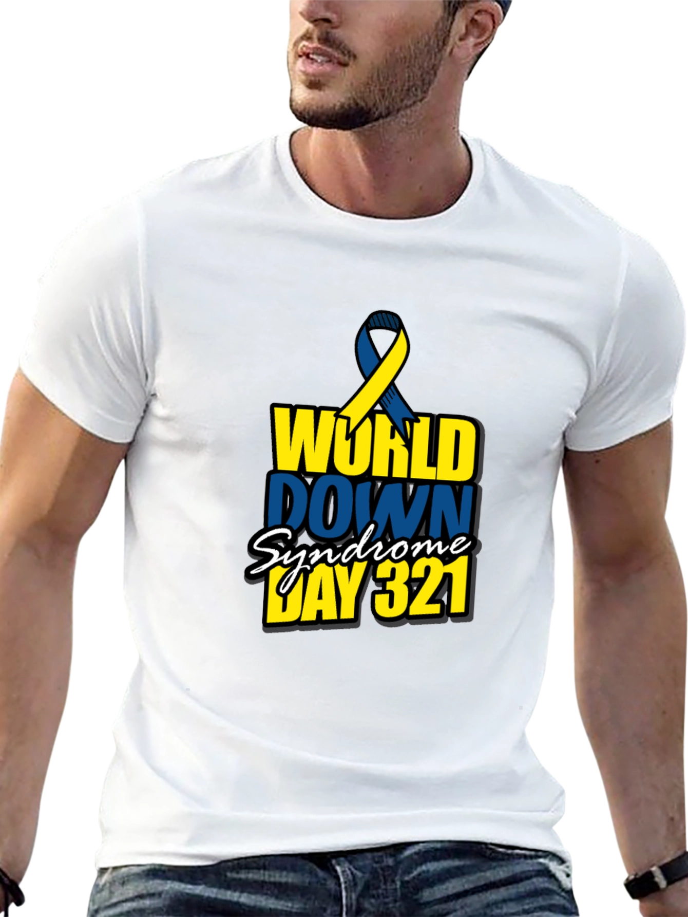 World Down Syndrome Awareness Day 321 Black T-Shirt