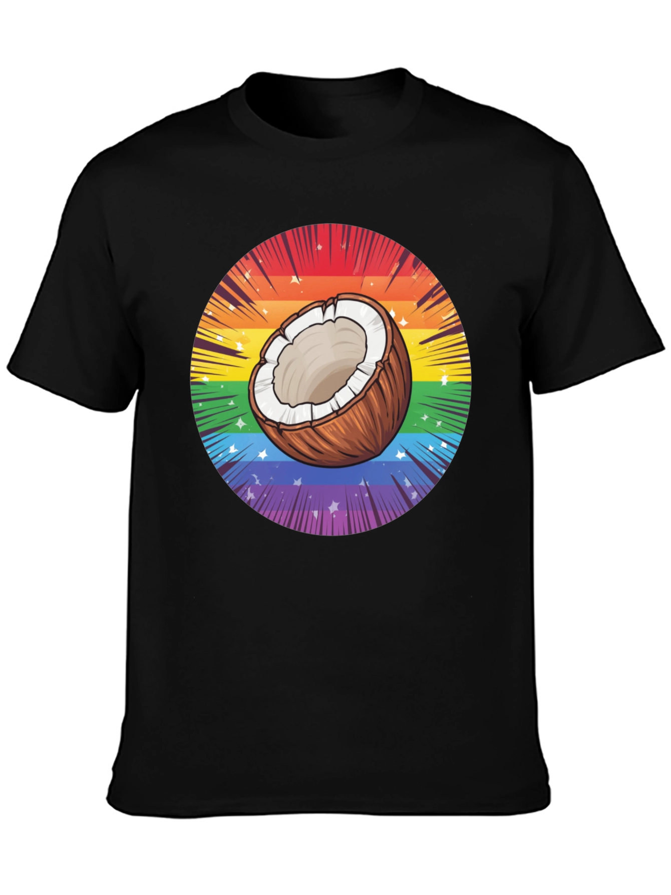 Rainbow Coconut Tee