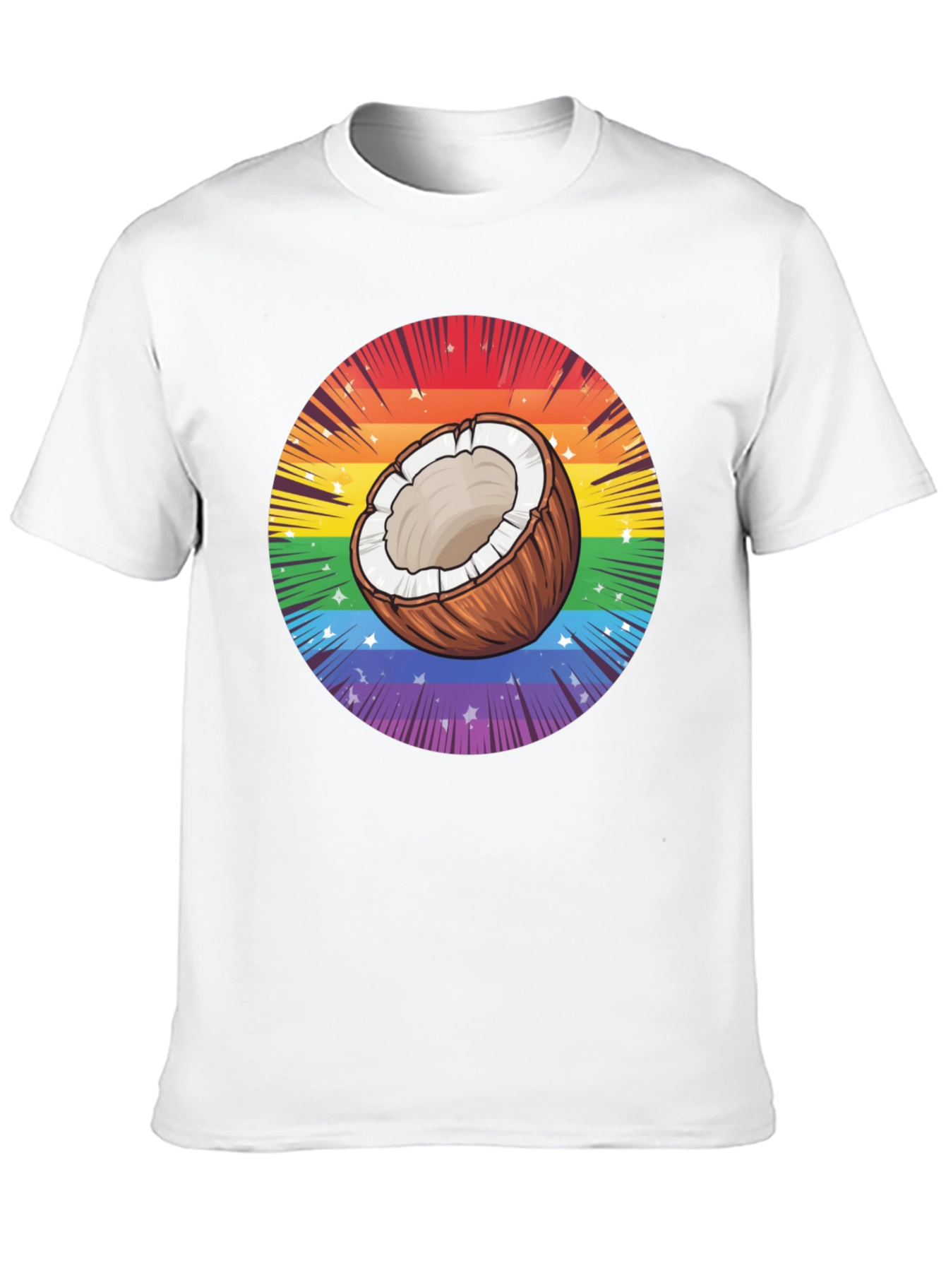 Rainbow Coconut Tee