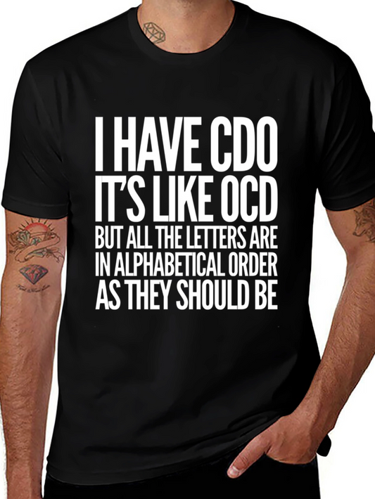 CDO Alphabetical Order Funny T-Shirt