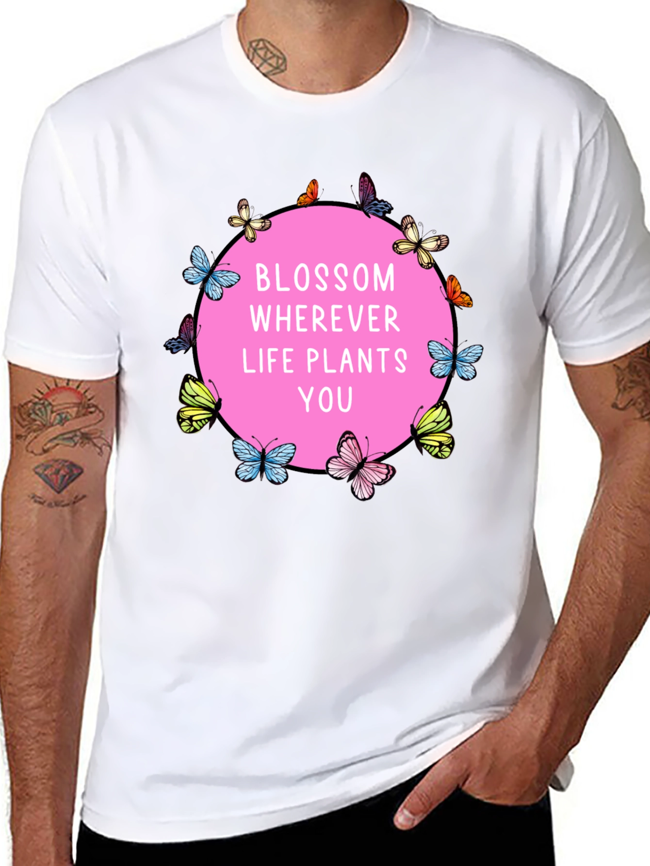 Blossom Wherever Life Plants You T-Shirt