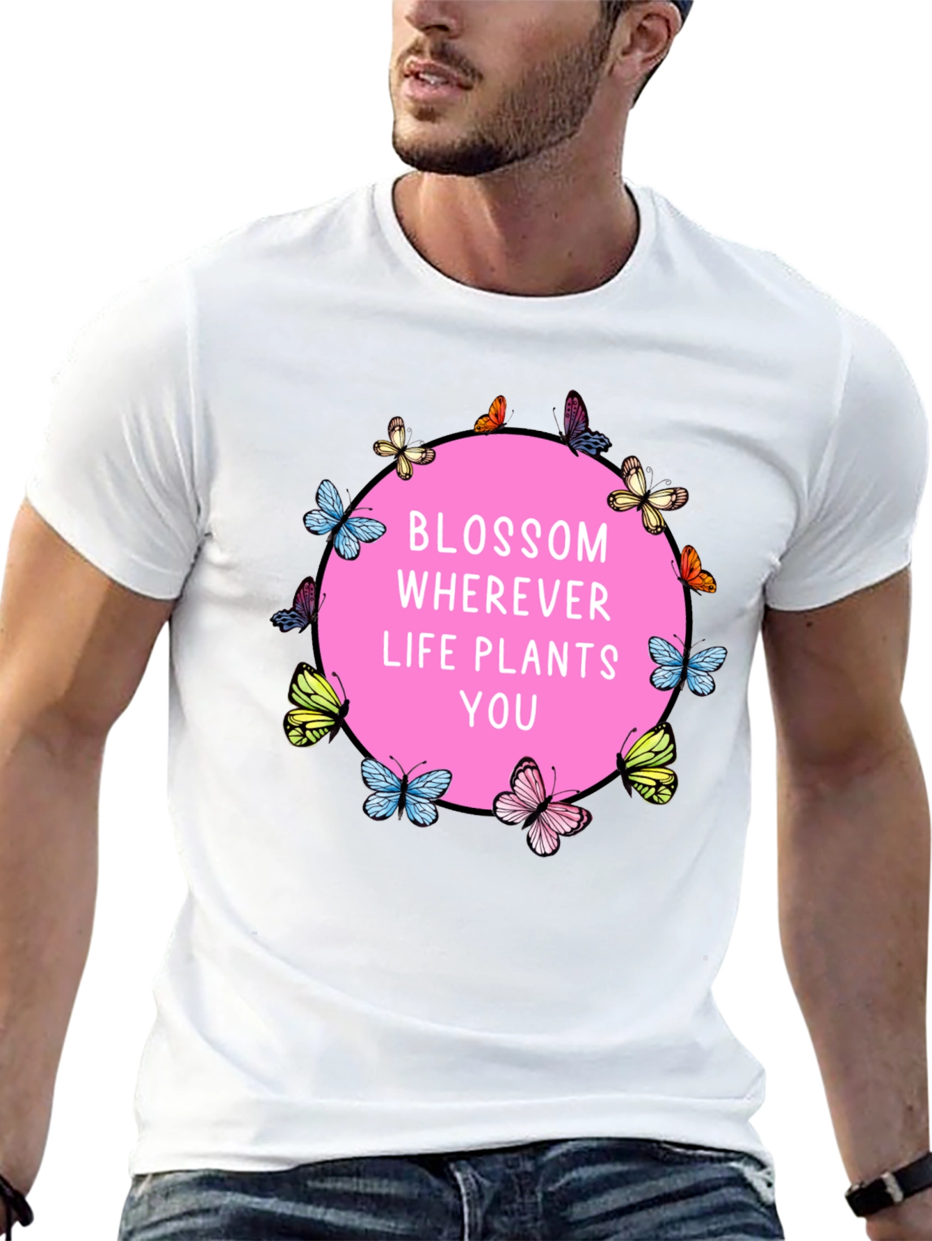 Blossom Wherever Life Plants You T-Shirt