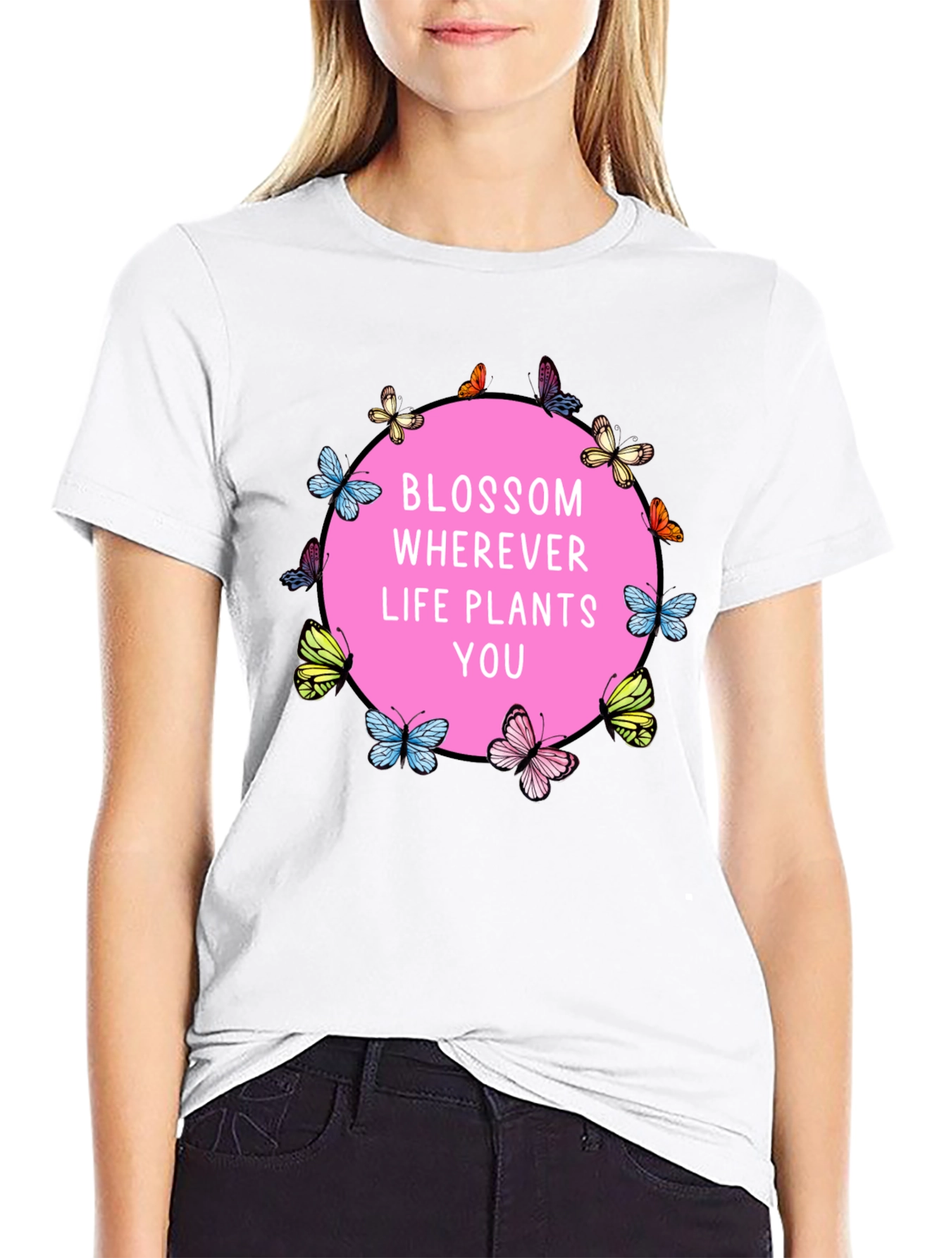 Blossom Wherever Life Plants You T-Shirt
