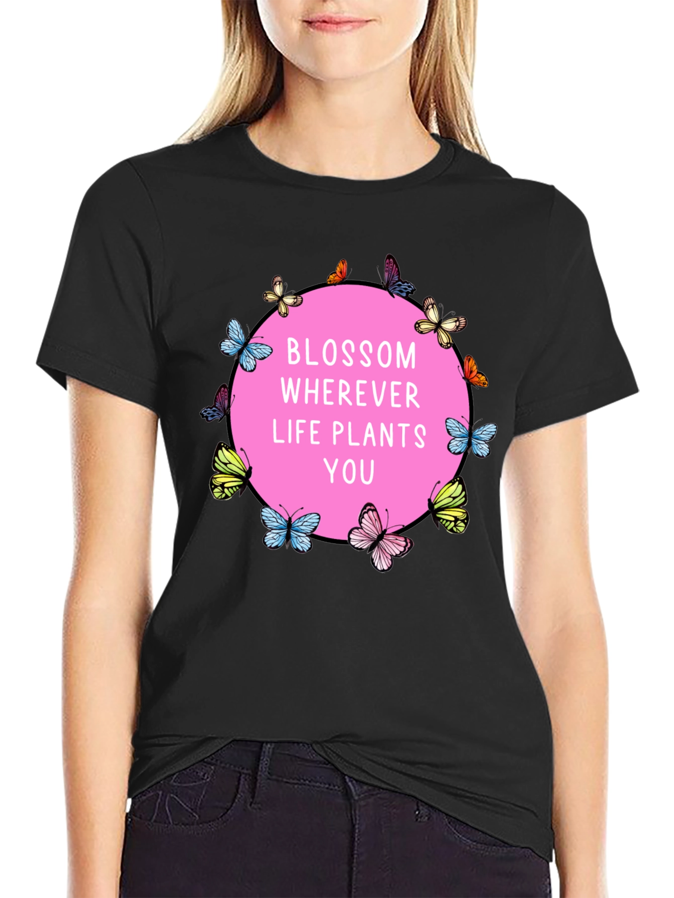 Blossom Wherever Life Plants You T-Shirt