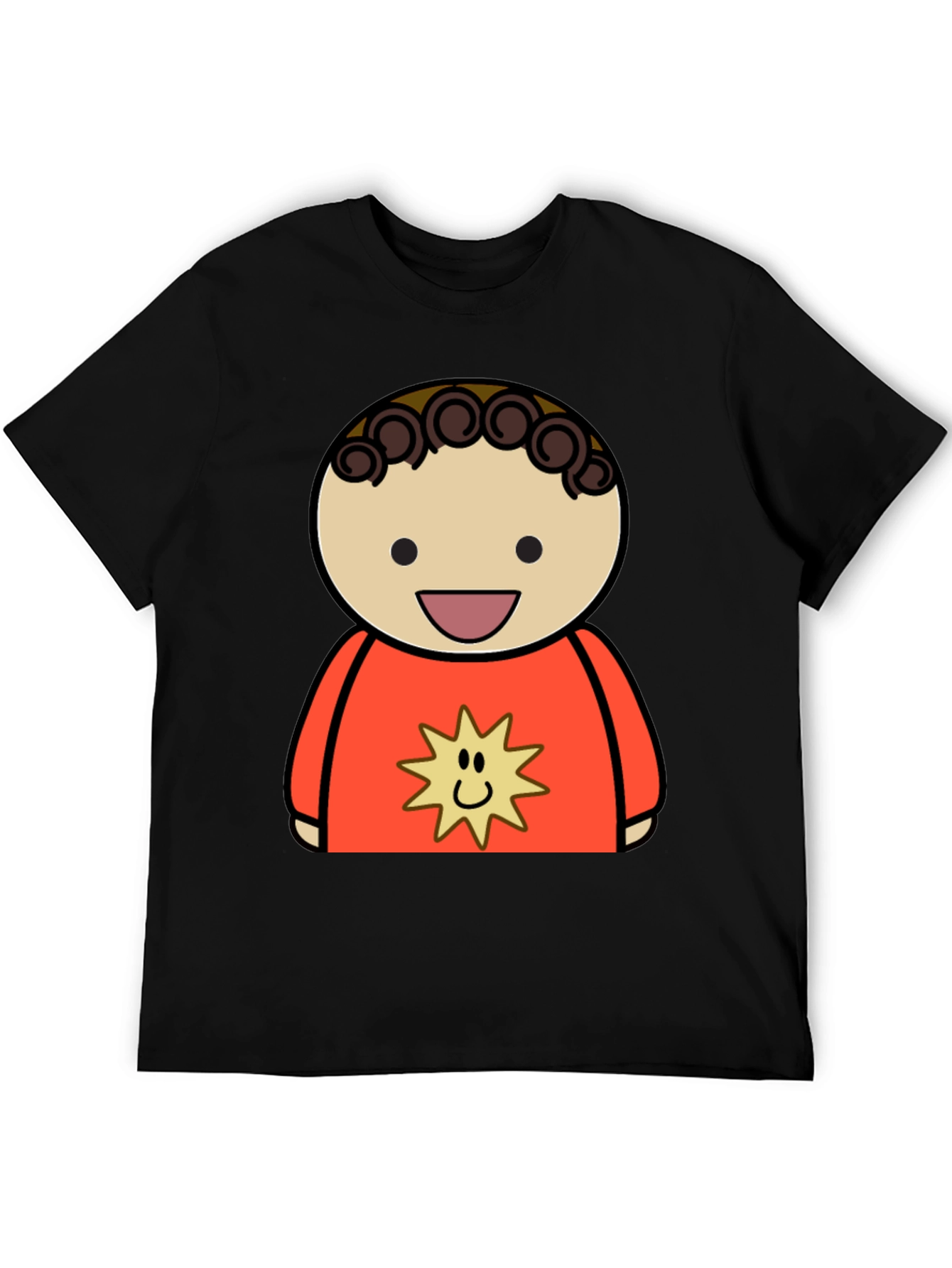 Cartoon Character Graphic Tee - Soft & Stylish!