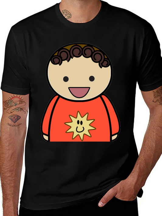 Cartoon Character Graphic Tee - Soft & Stylish!