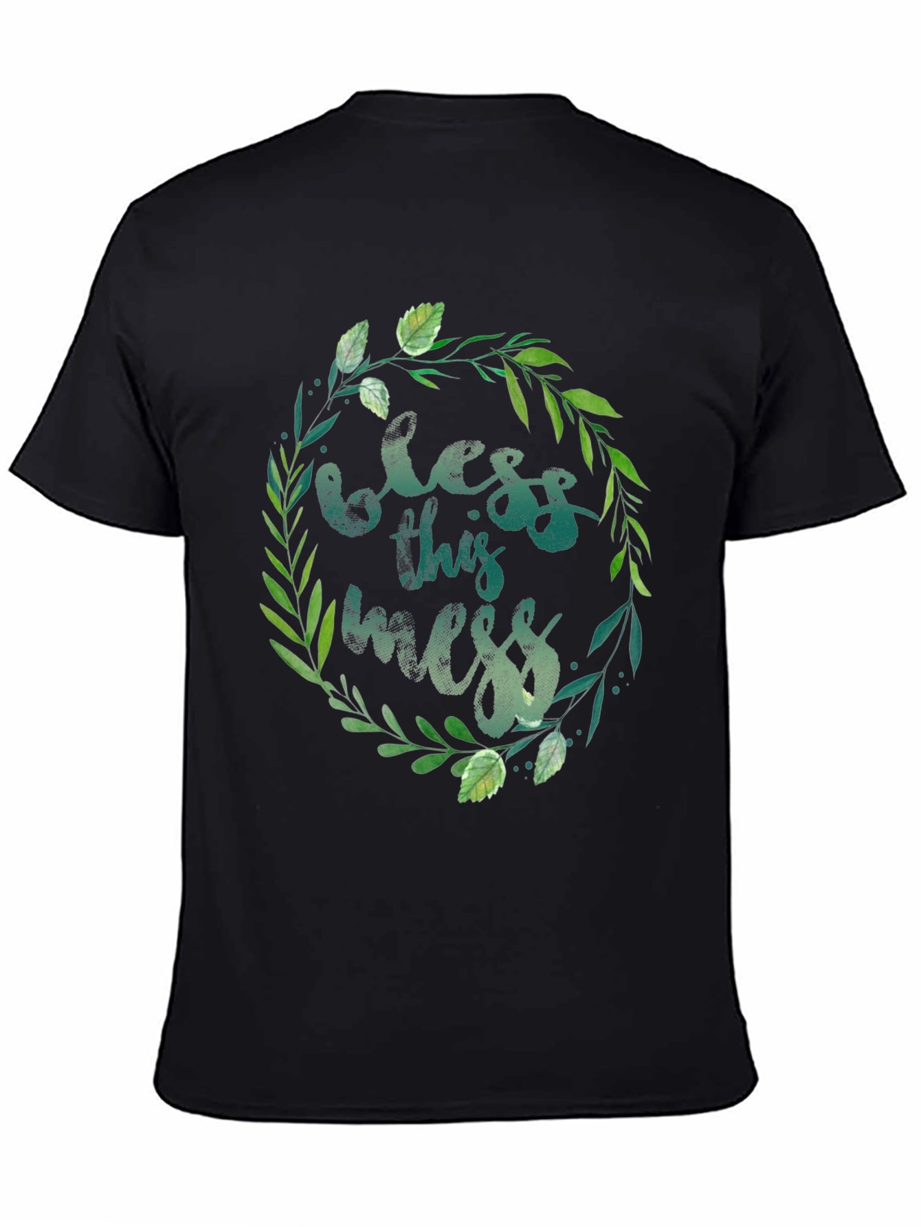 Bless This Mess T-Shirt - Floral Design