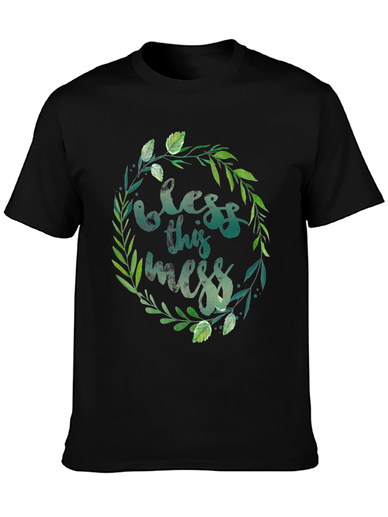 Bless This Mess T-Shirt - Floral Design