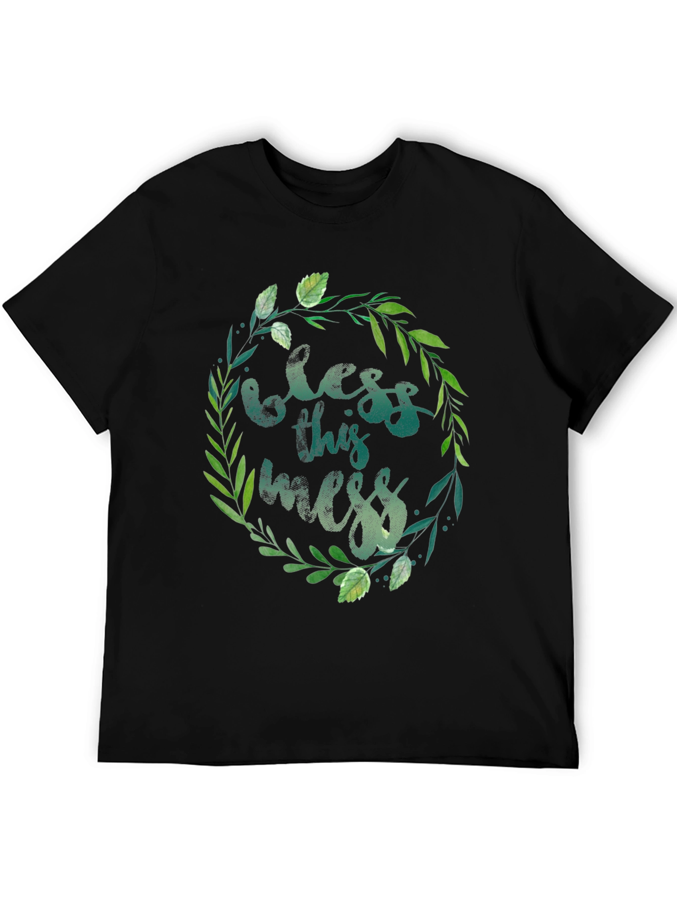Bless This Mess T-Shirt - Floral Design