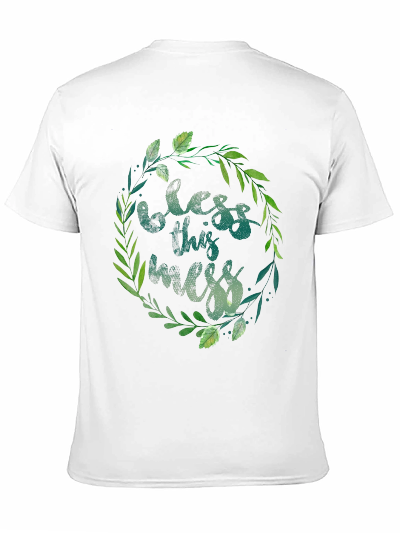 Bless This Mess T-Shirt - Floral Design