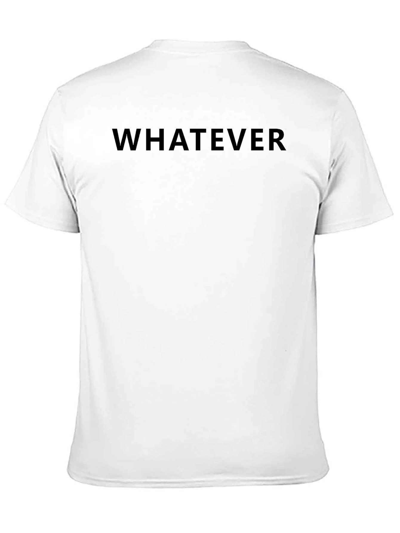 Whatever Black Crewneck T-Shirt