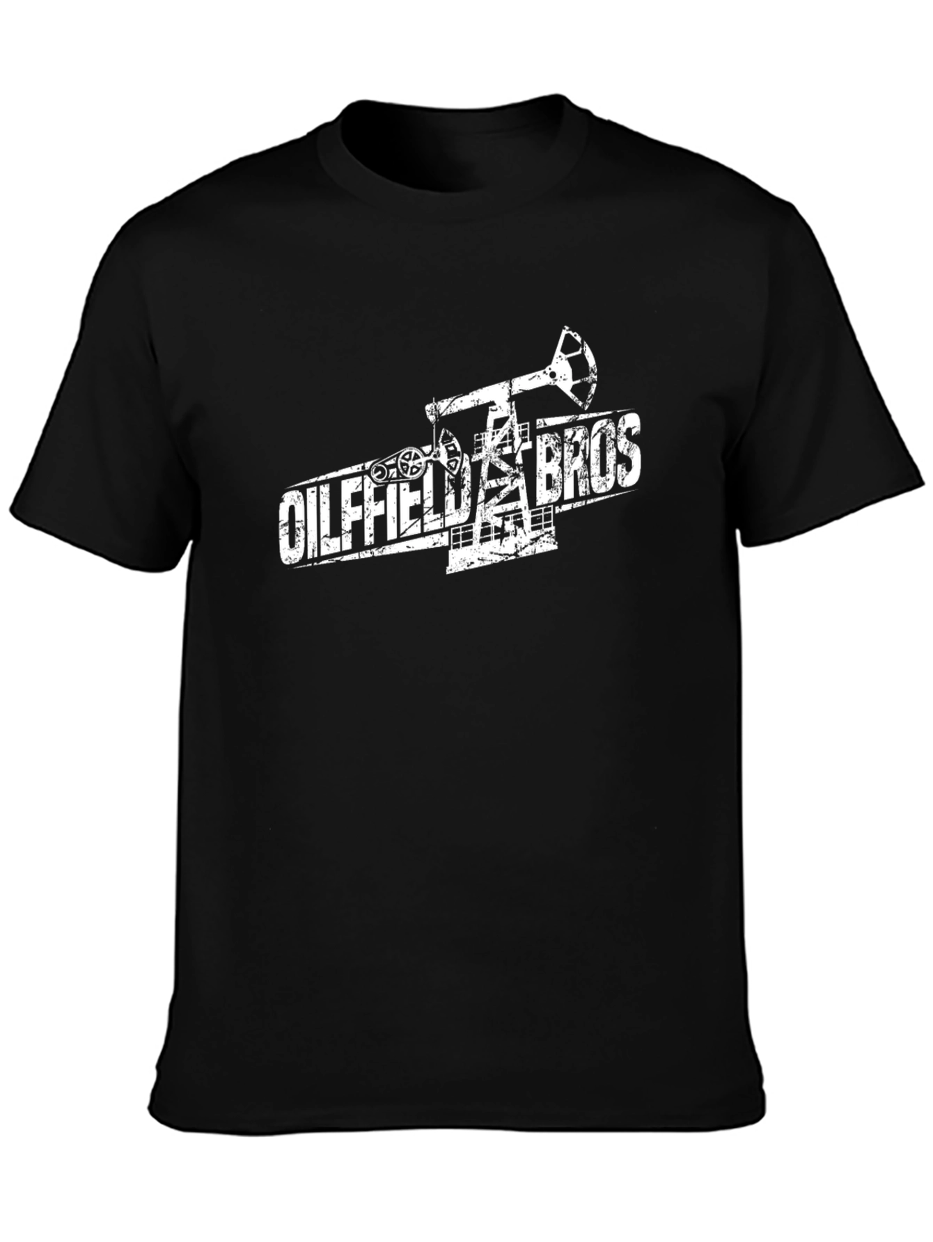 Oilfield Bros Black Graphic Tee