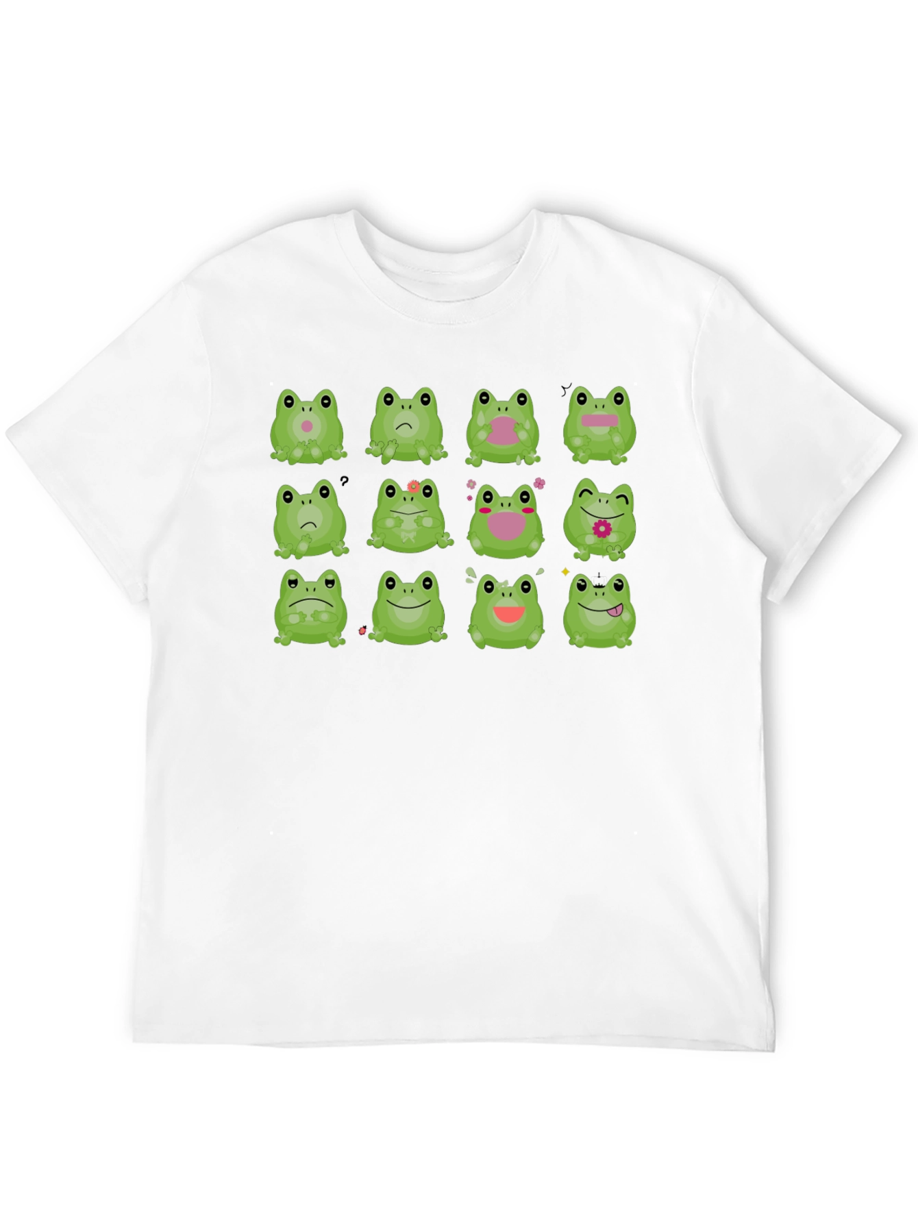 Frog Expression Black T-Shirt - Unisex