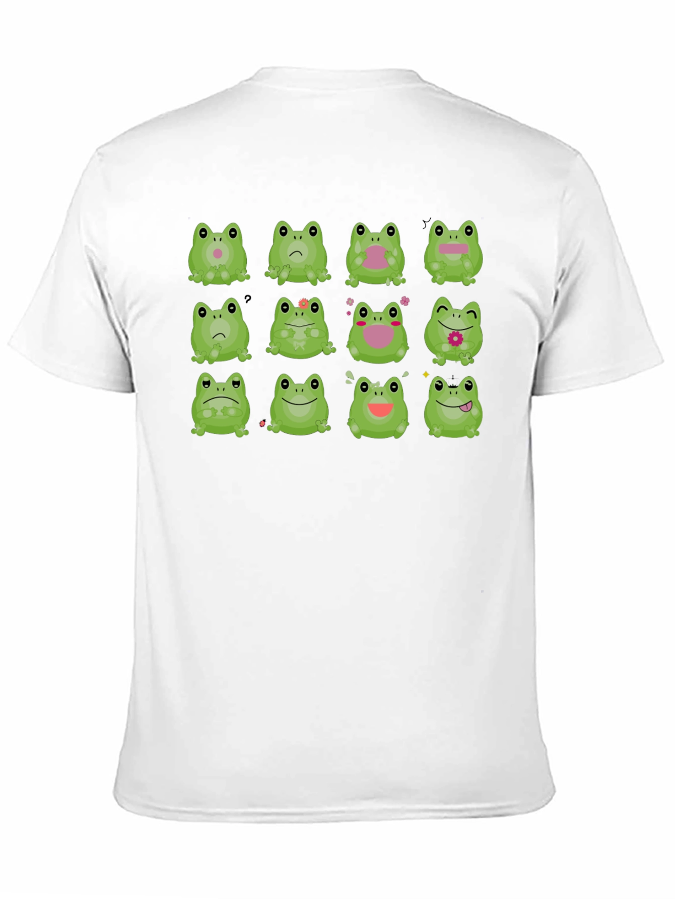 Frog Expression Black T-Shirt - Unisex