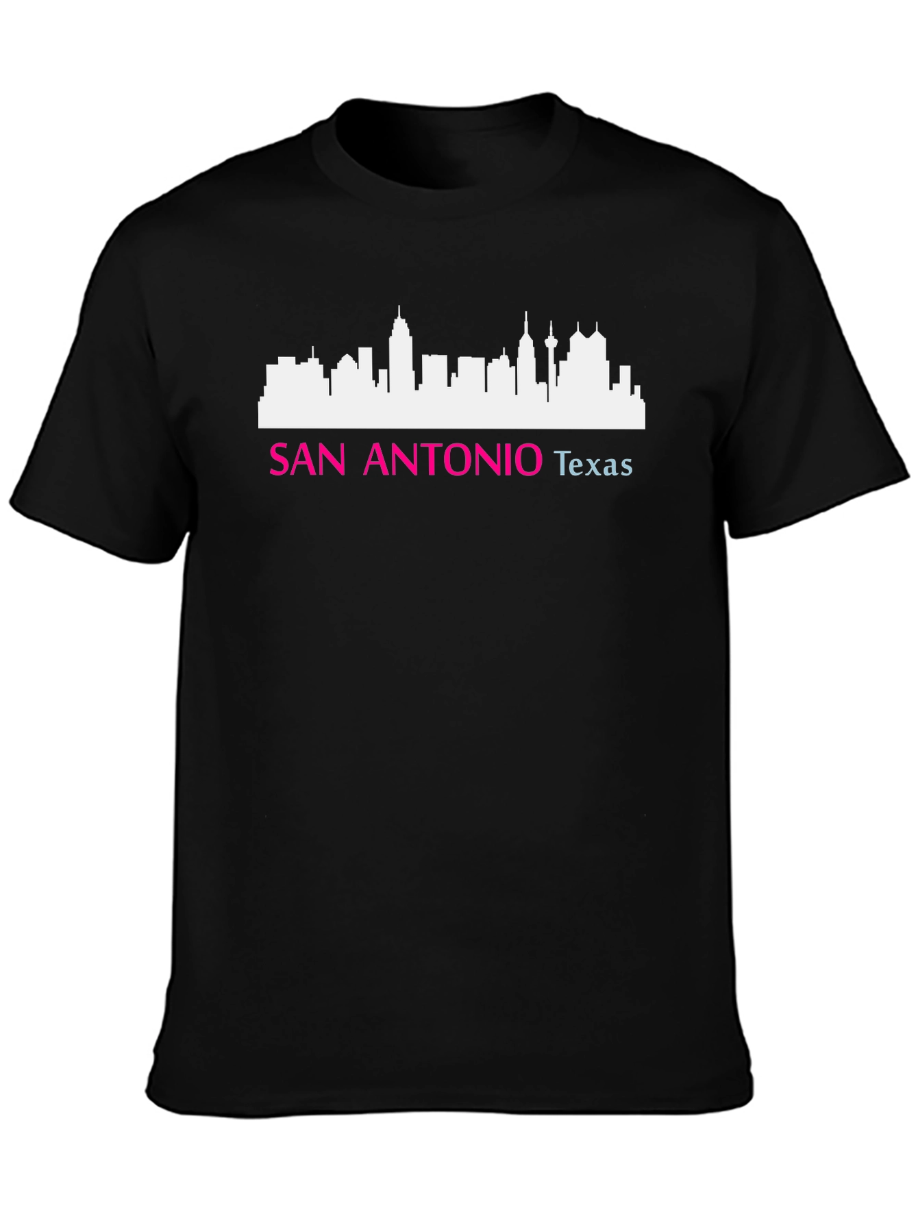 San Antonio Texas Skyline Graphic T-Shirt