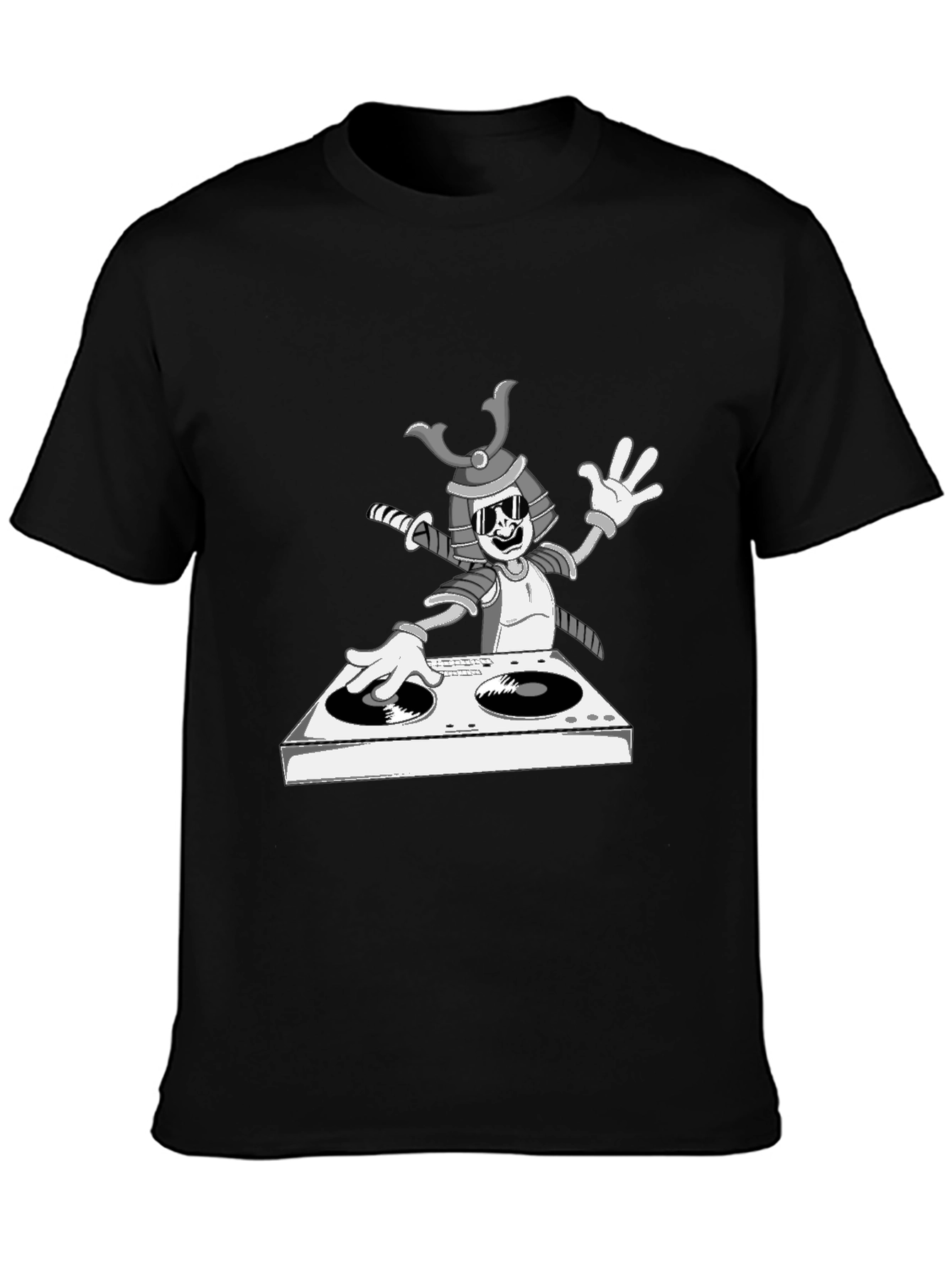 Samurai DJ Graphic T-Shirt