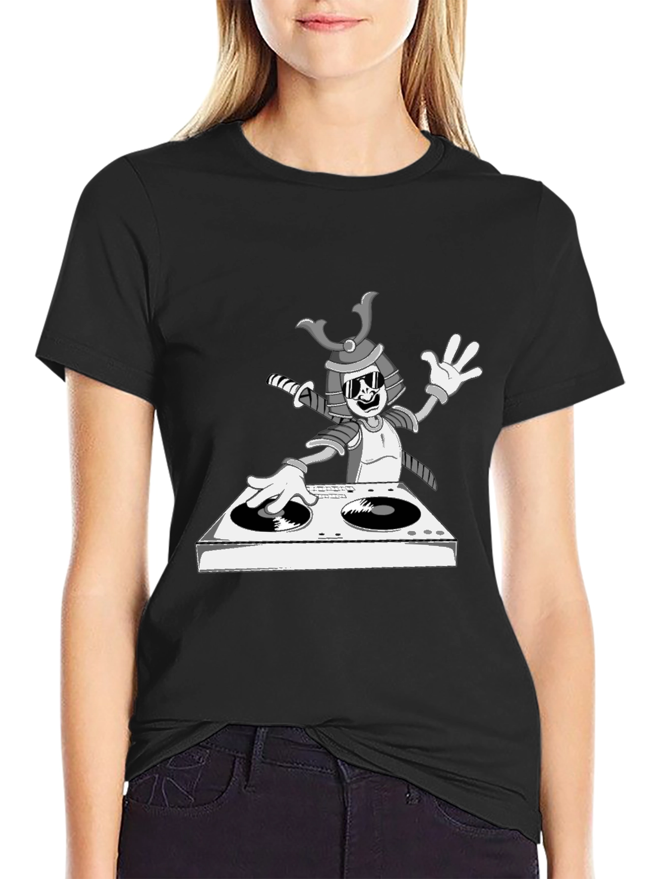 Samurai DJ Graphic T-Shirt