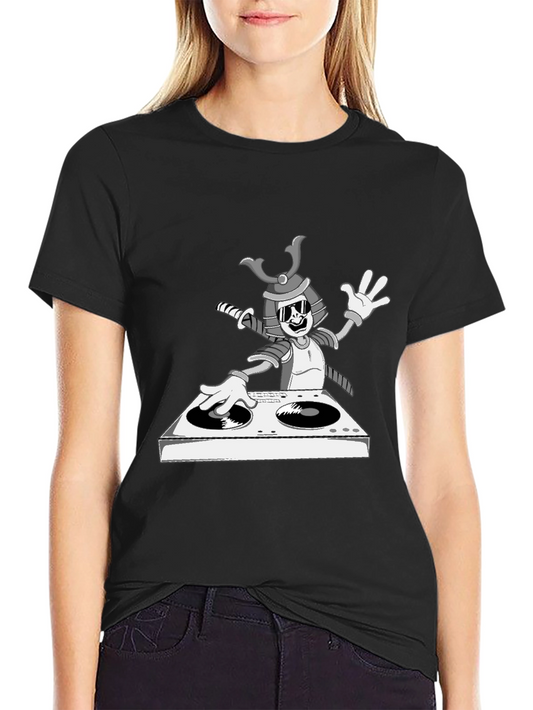 Samurai DJ Graphic T-Shirt