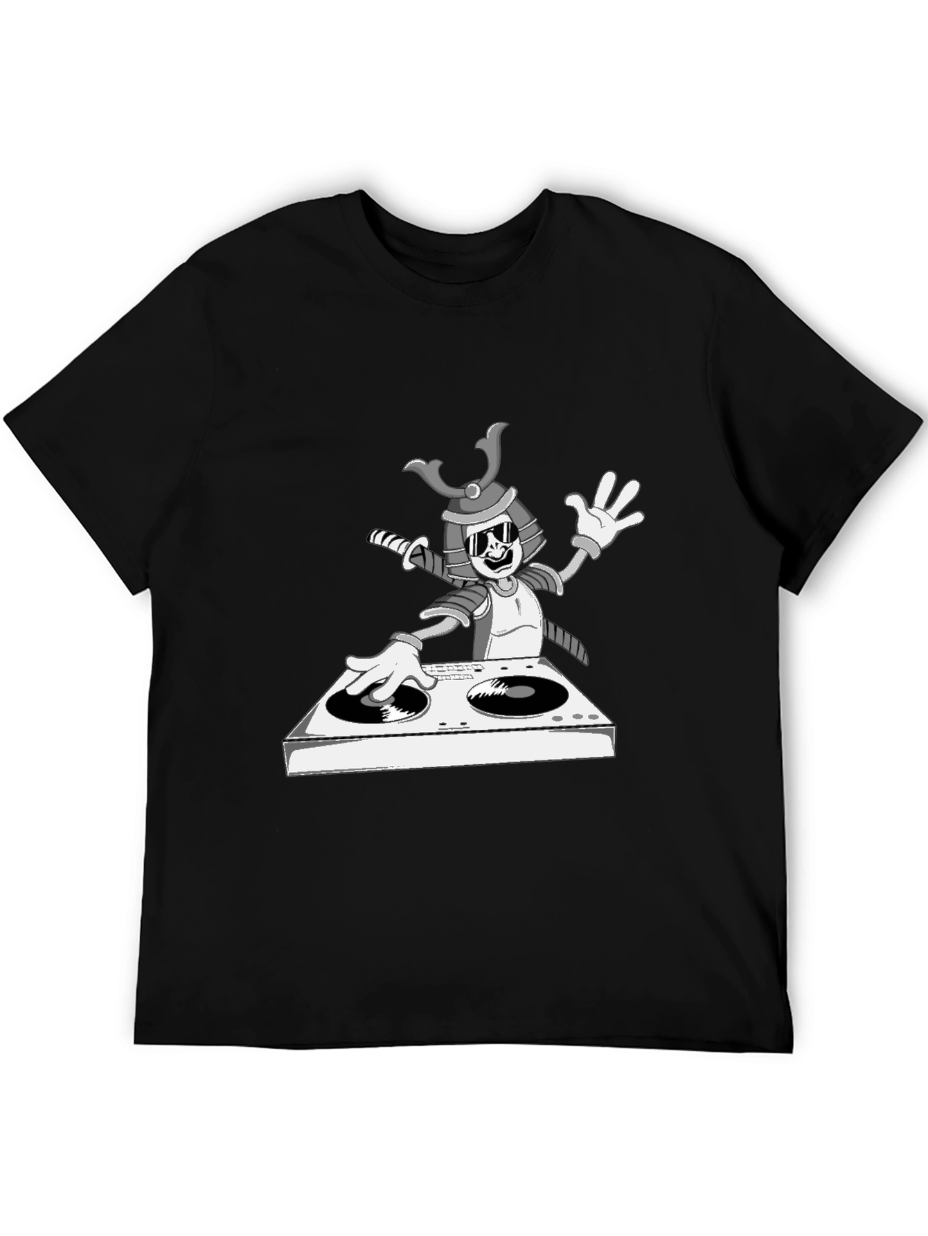 Samurai DJ Graphic T-Shirt