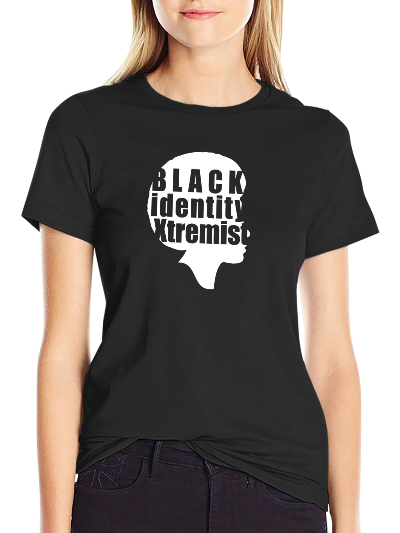 Black Identity Extremist Graphic Tee - Bold Statement