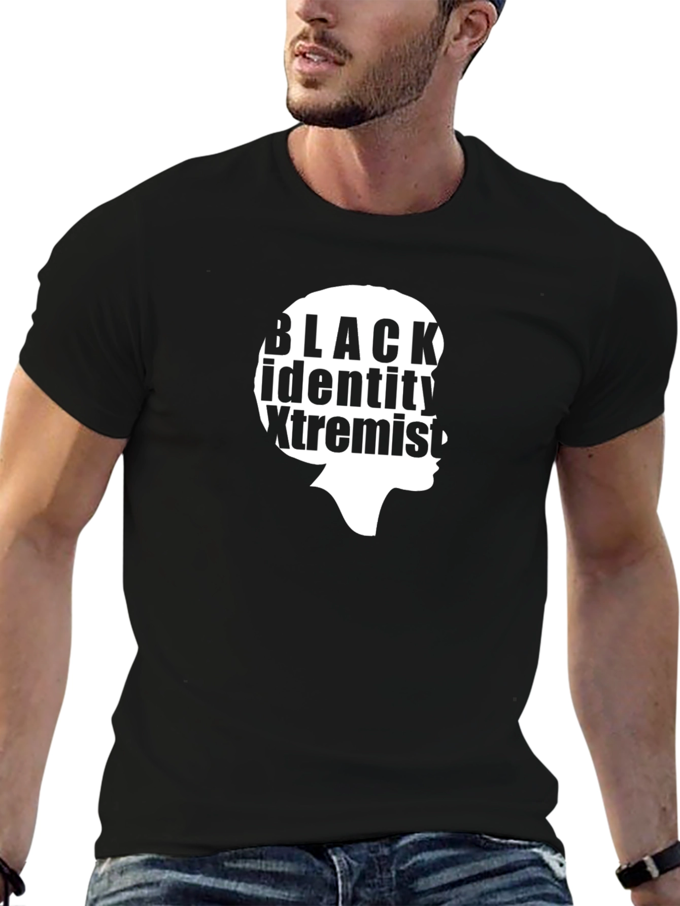 Black Identity Extremist Graphic Tee - Bold Statement