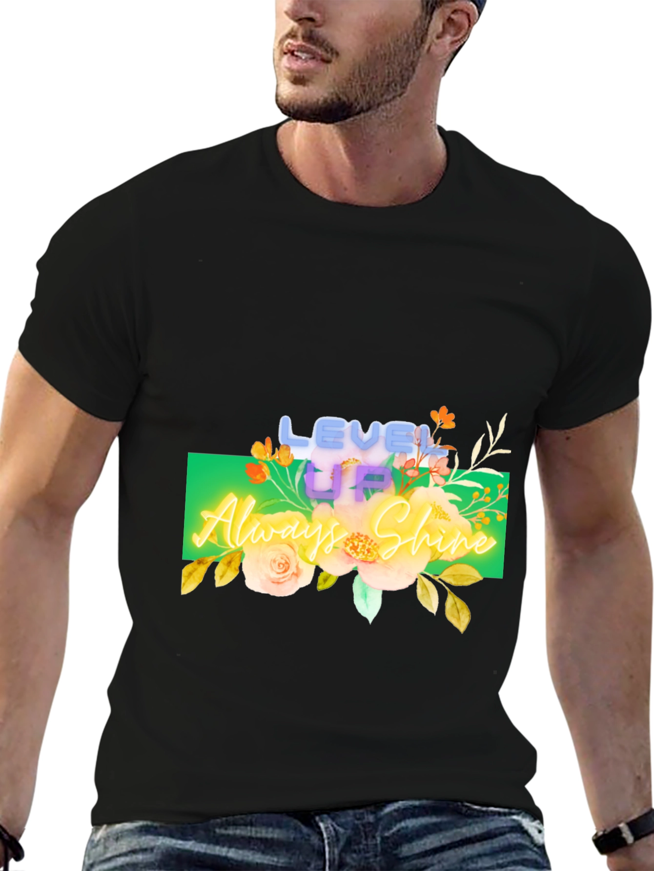 Level Up Always Shine Graphic T-Shirt