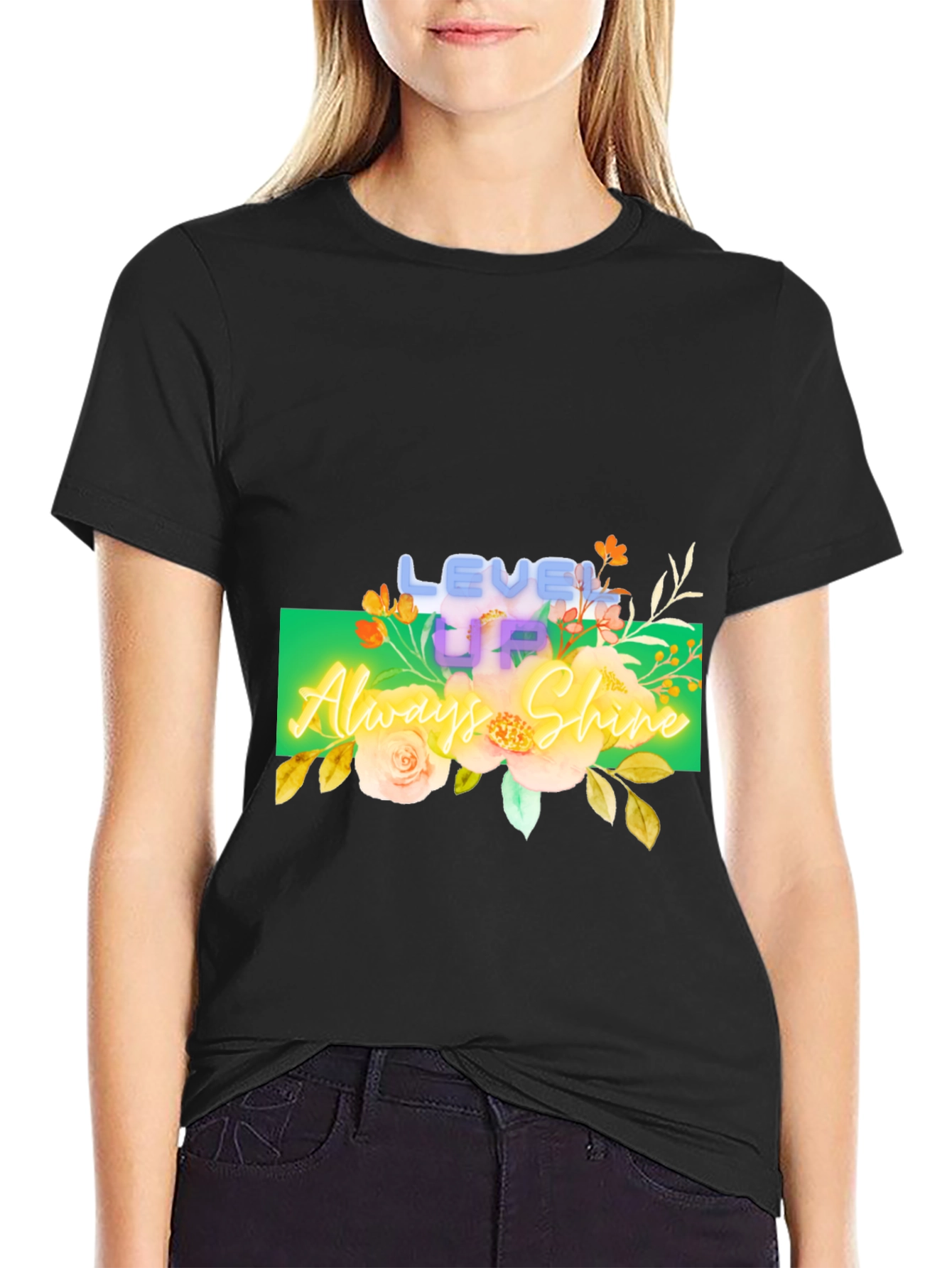 Level Up Always Shine Graphic T-Shirt