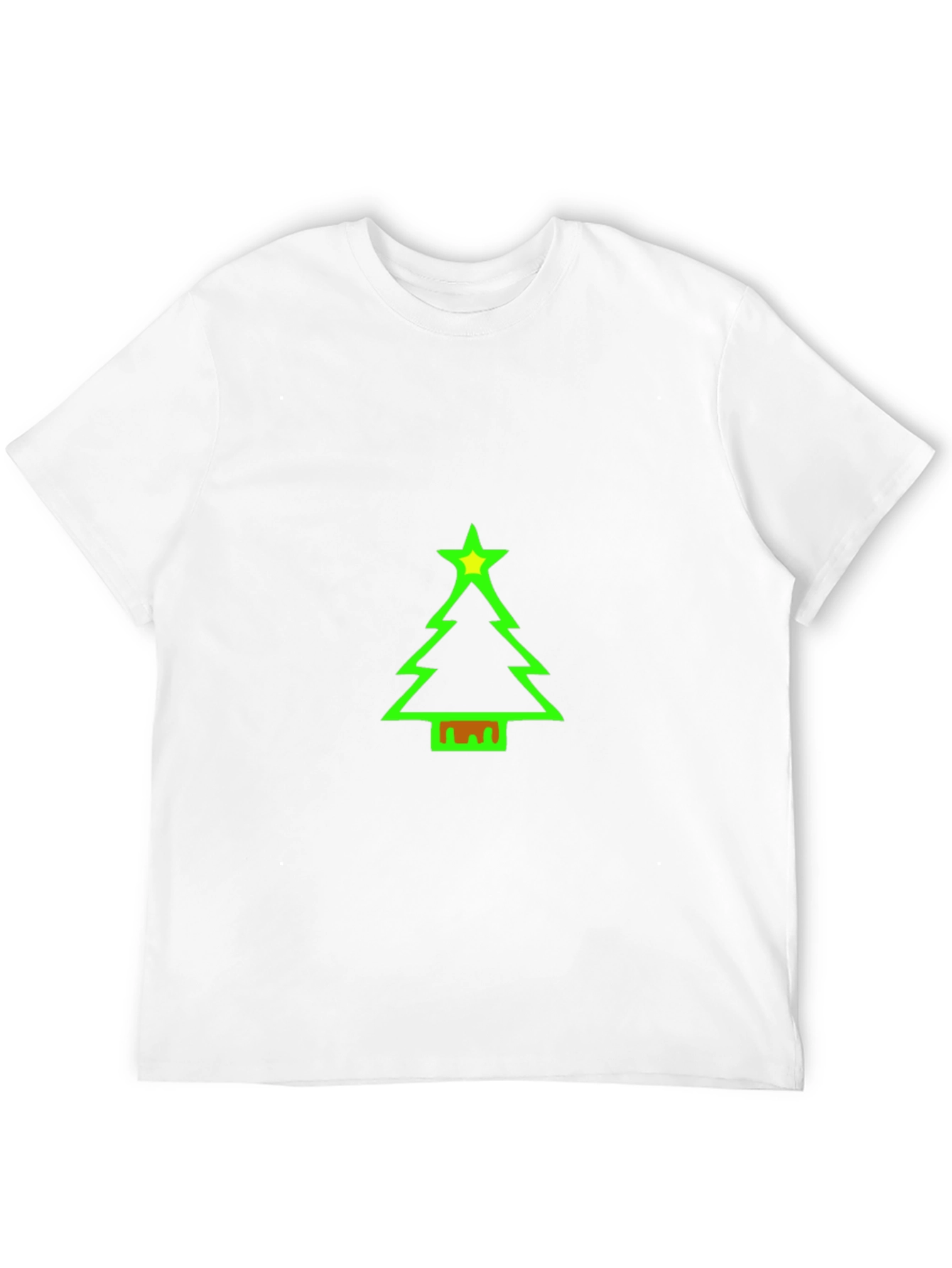 Festive Christmas Tree Graphic Tee - Holiday Cheer
