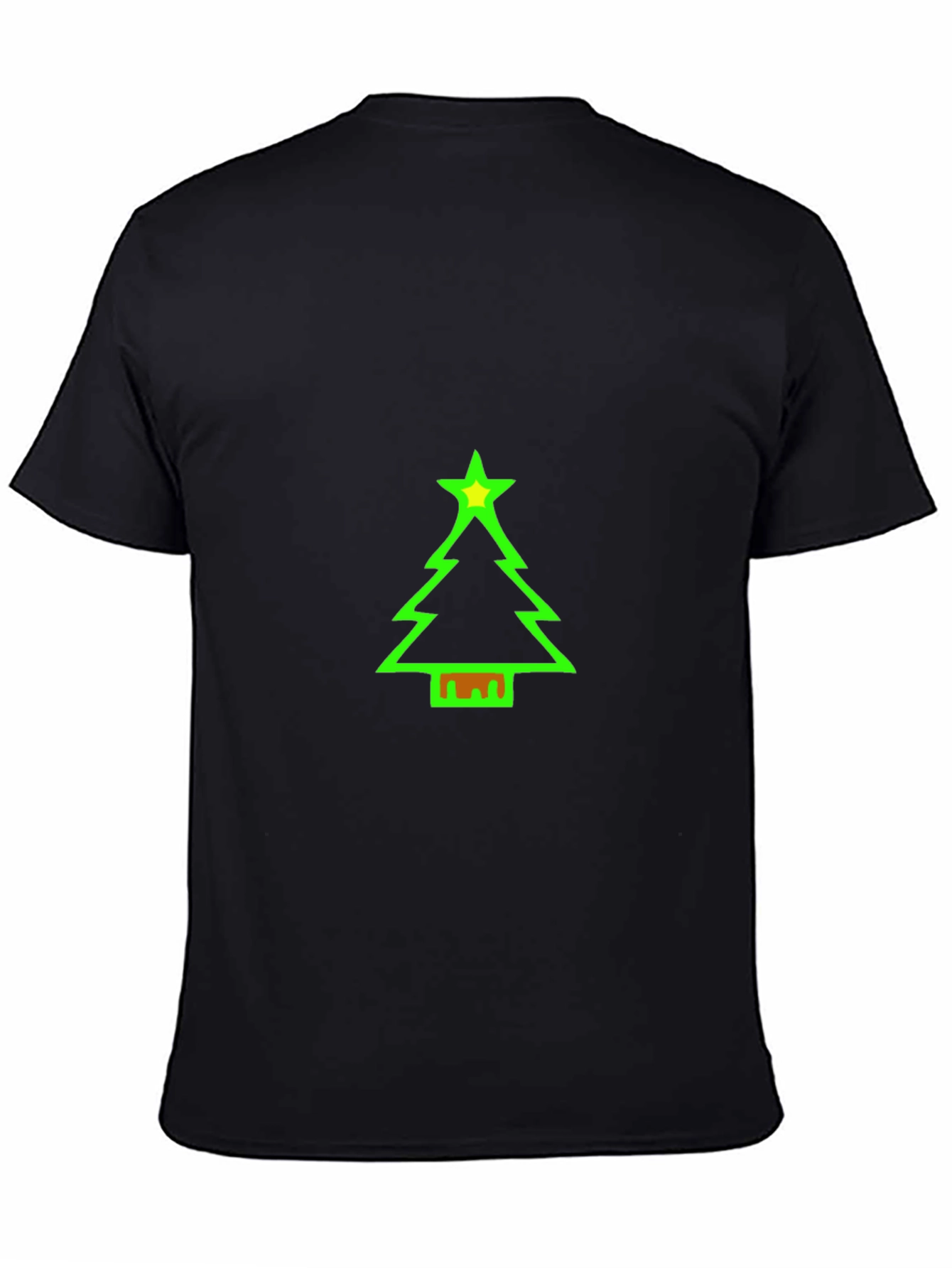 Festive Christmas Tree Graphic Tee - Holiday Cheer