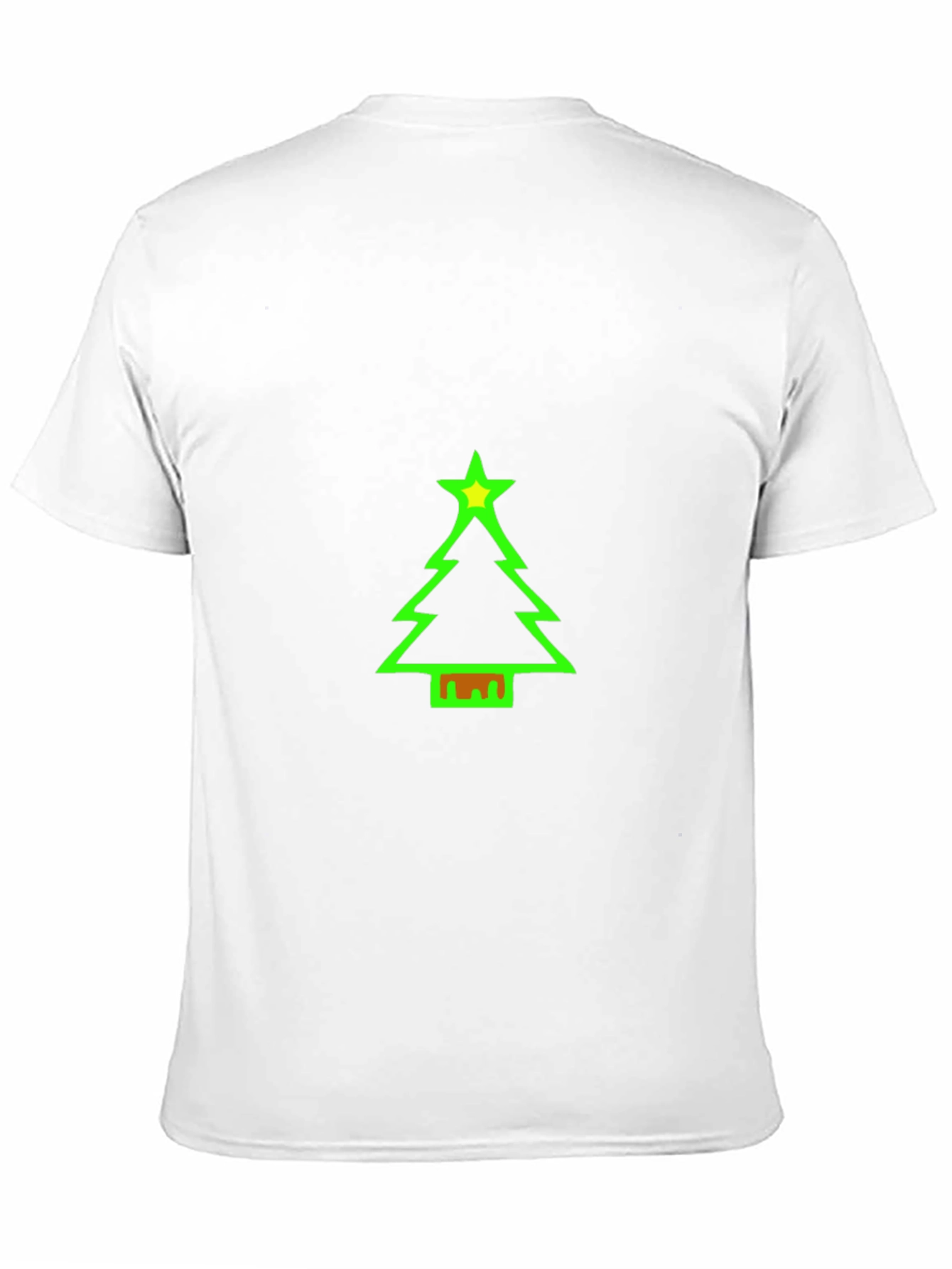 Festive Christmas Tree Graphic Tee - Holiday Cheer