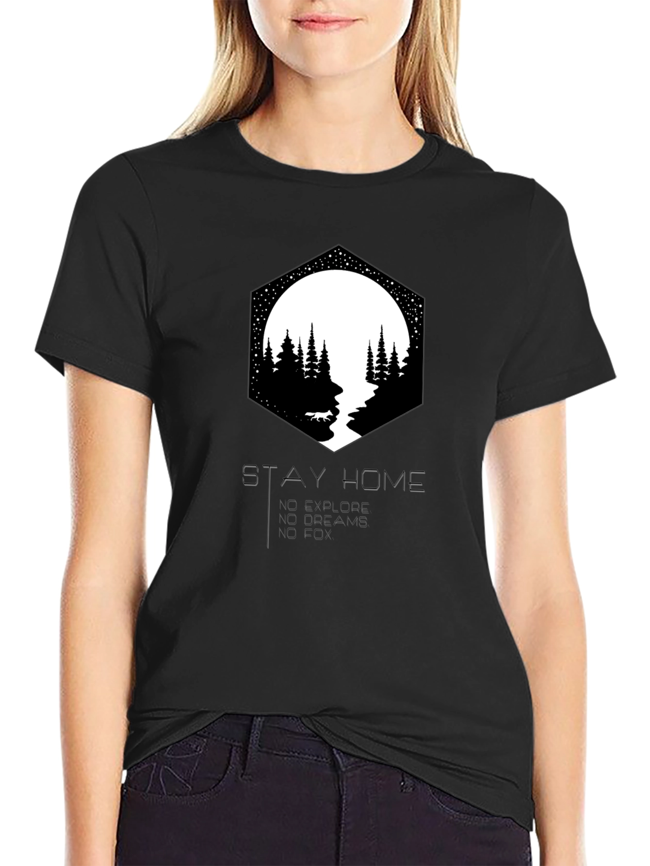 Stay Home Nature Graphic Tee
