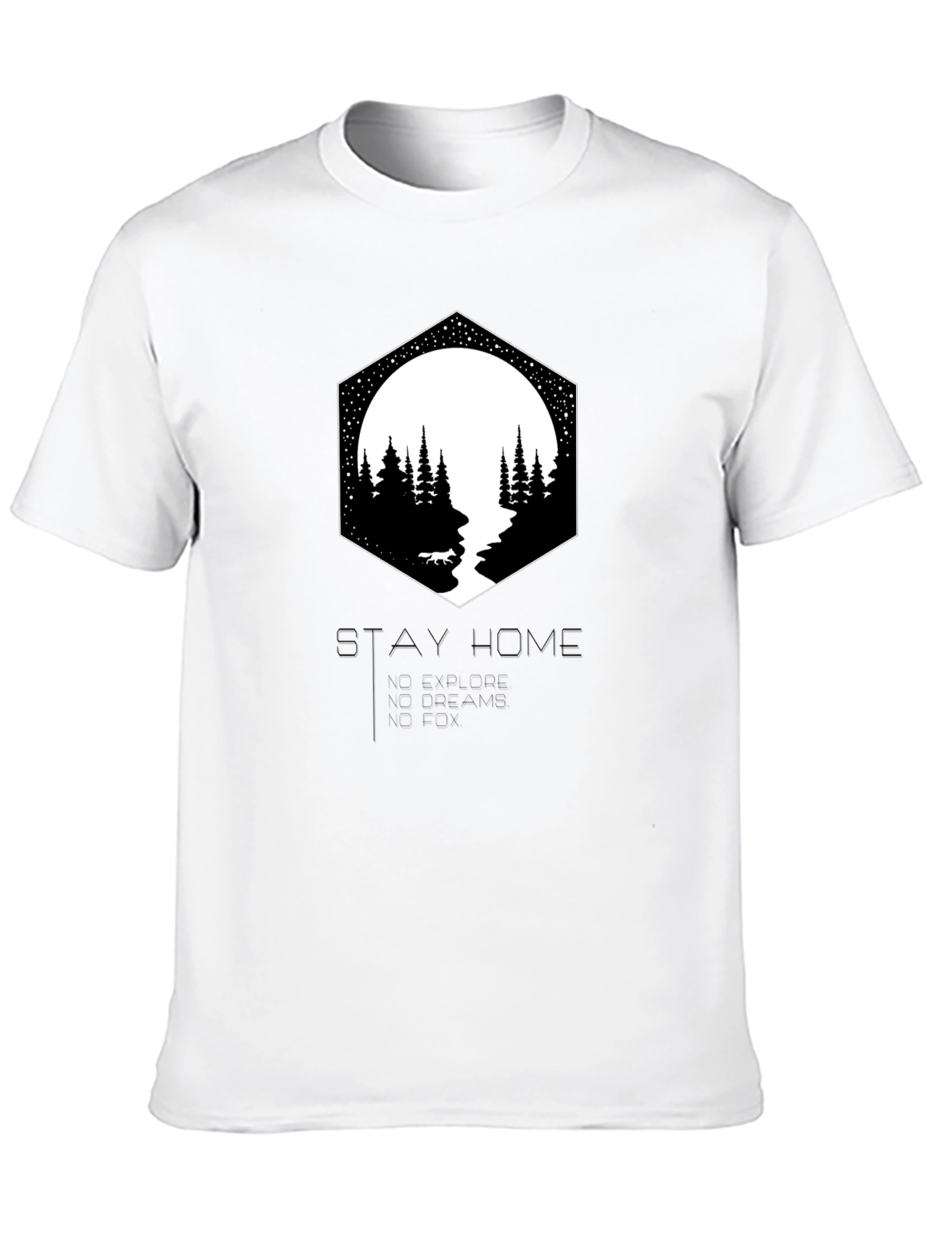 Stay Home Nature Graphic Tee