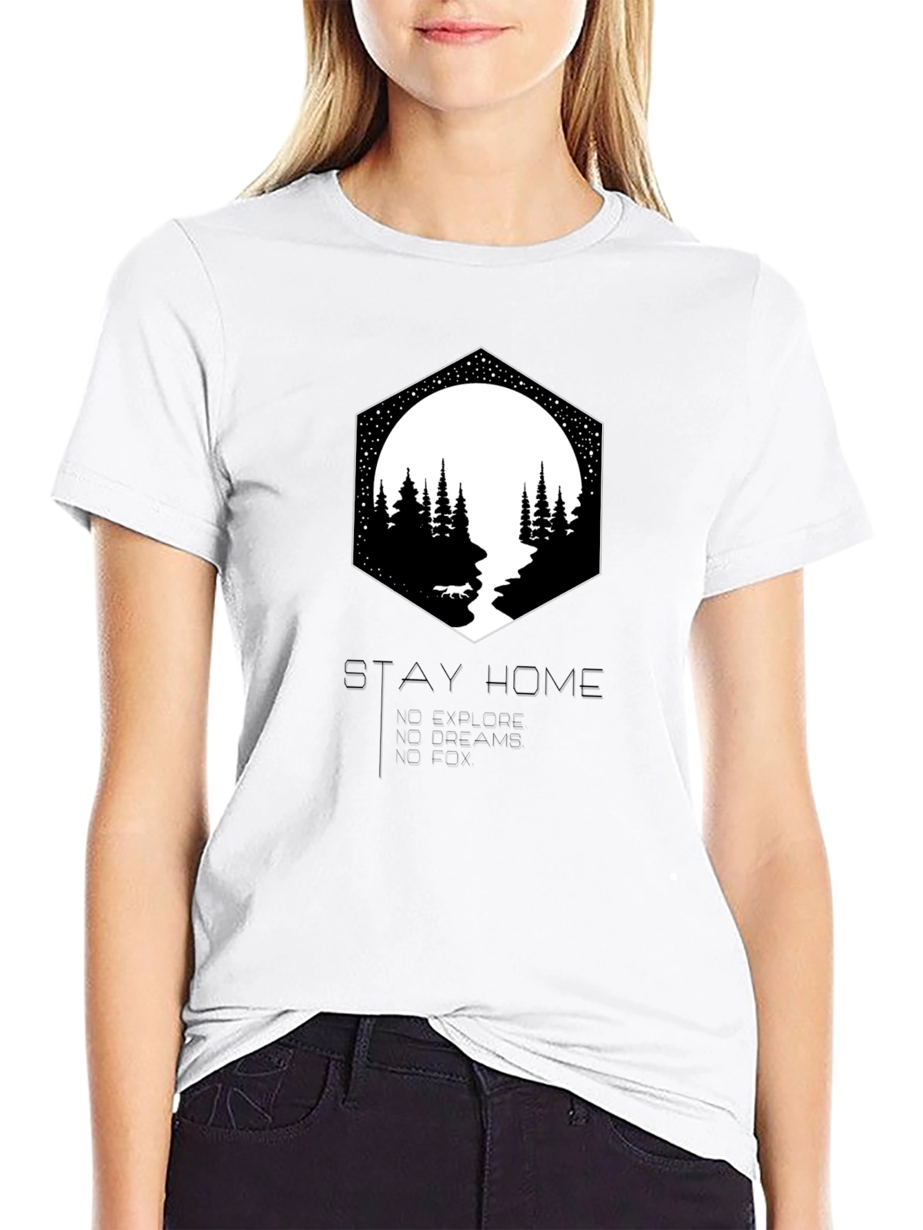 Stay Home Nature Graphic Tee