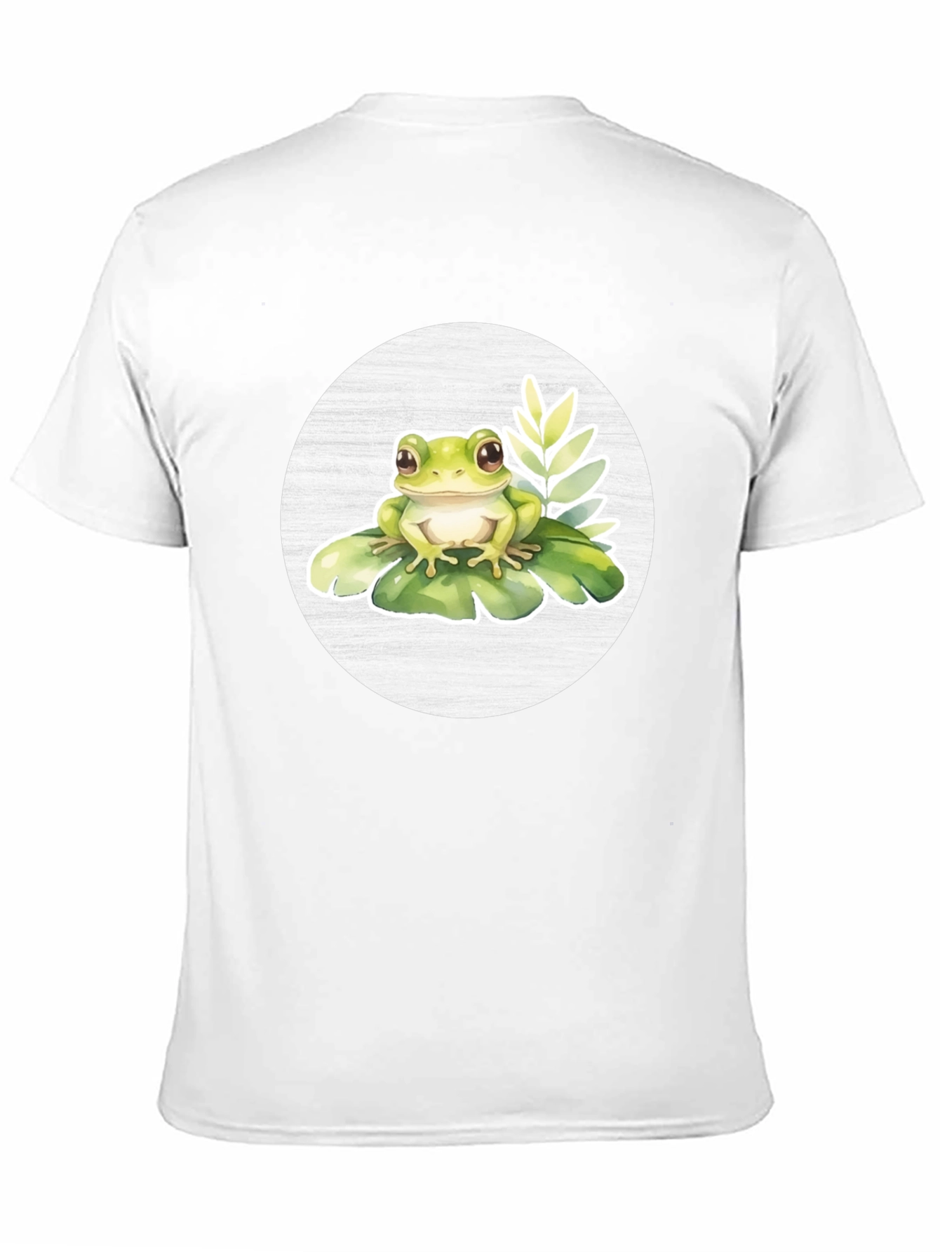 Frog on Lily Pad Graphic T-Shirt