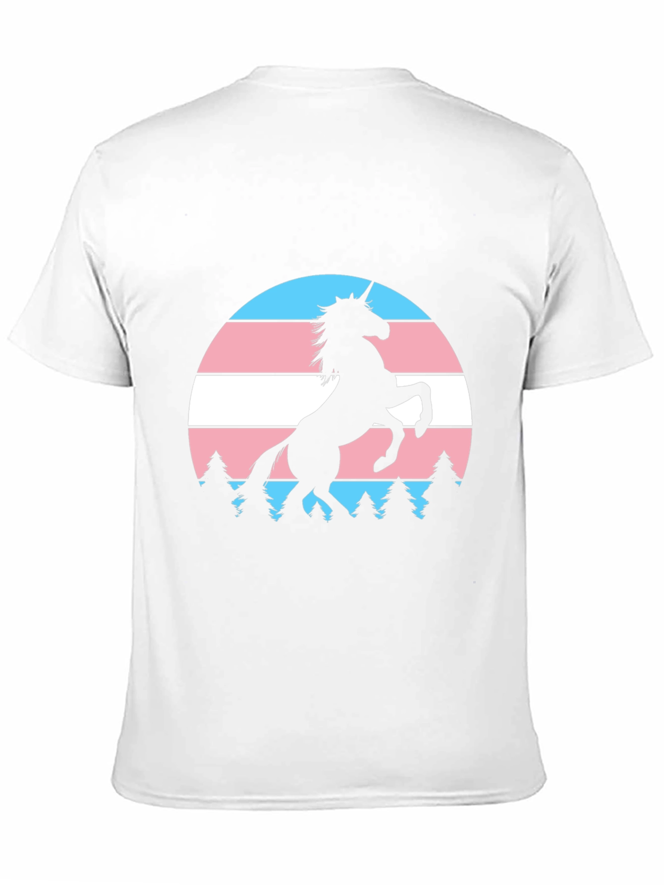 Trans Pride Unicorn T-Shirt - Black