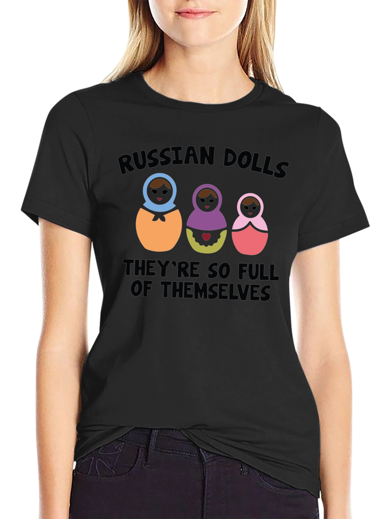 Russian Dolls Full of Themselves Graphic Tee