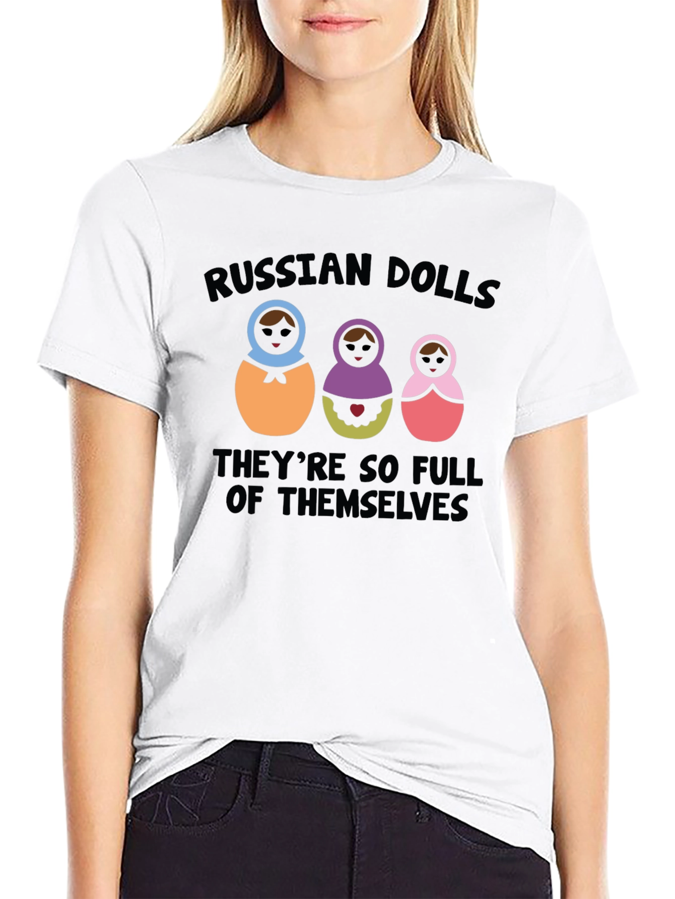Russian Dolls Full of Themselves Graphic Tee