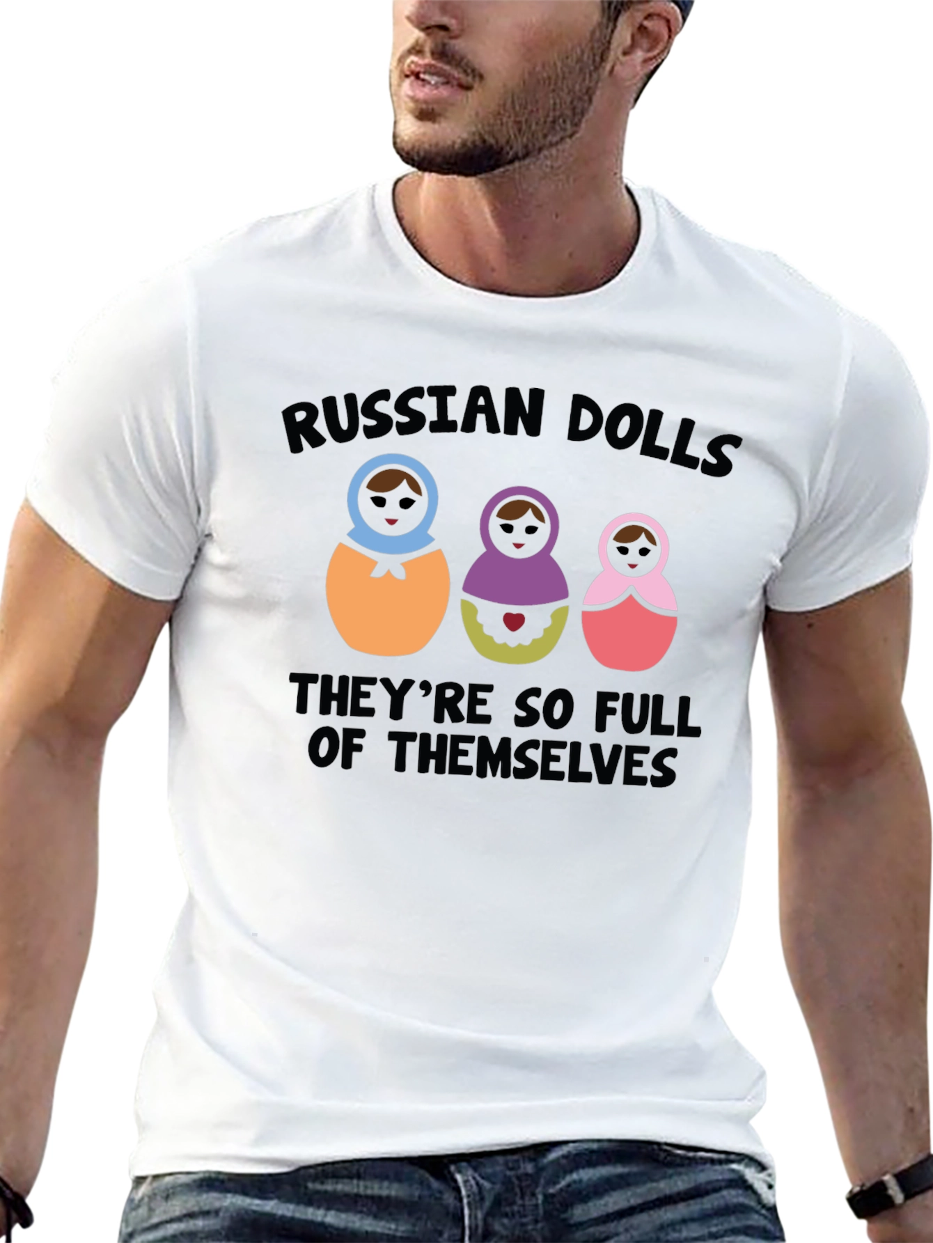 Russian Dolls Full of Themselves Graphic Tee