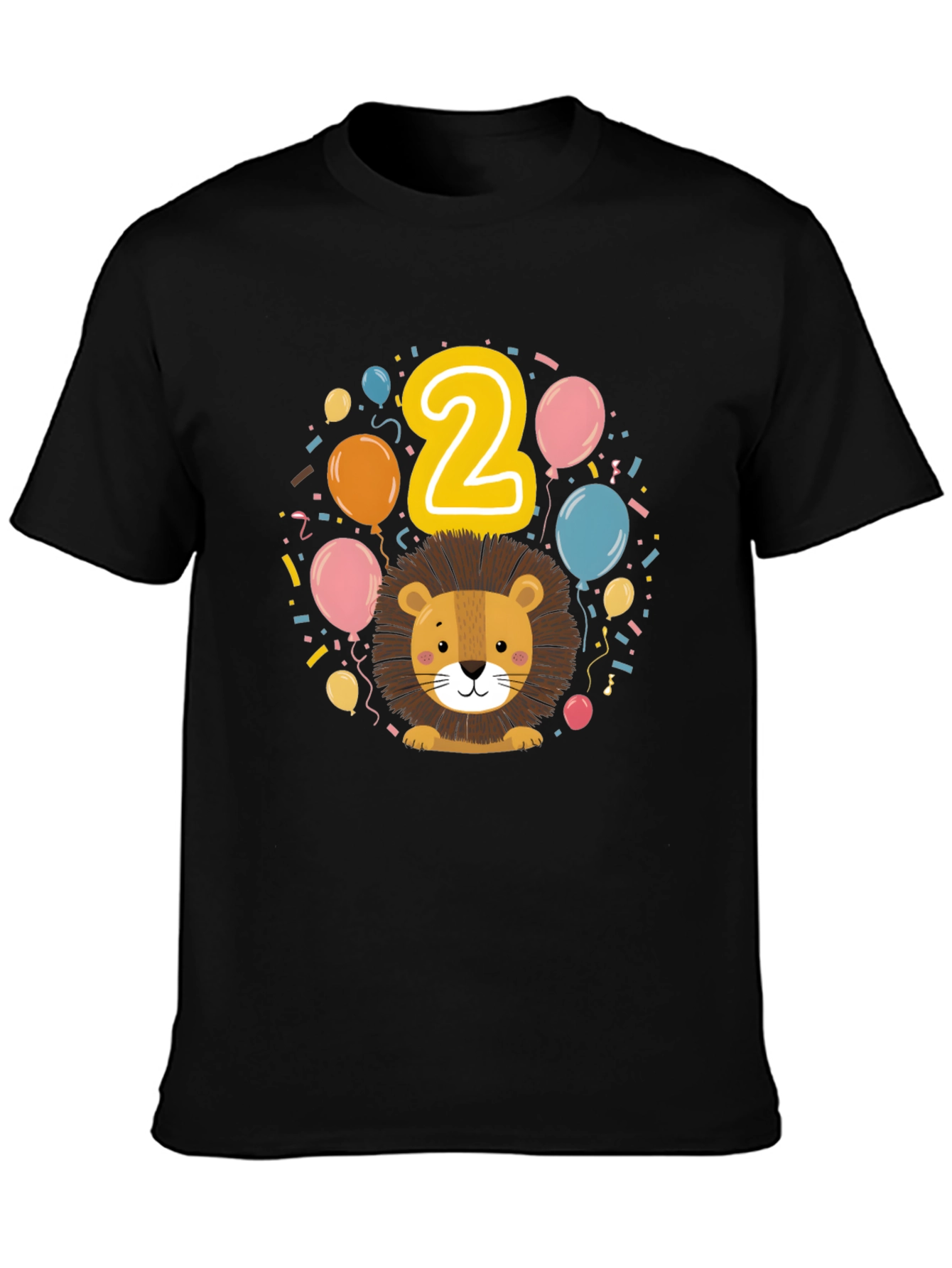 Kids 2nd Birthday Lion T-Shirt