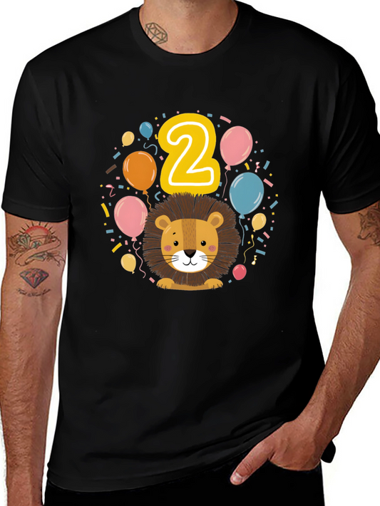 Kids 2nd Birthday Lion T-Shirt