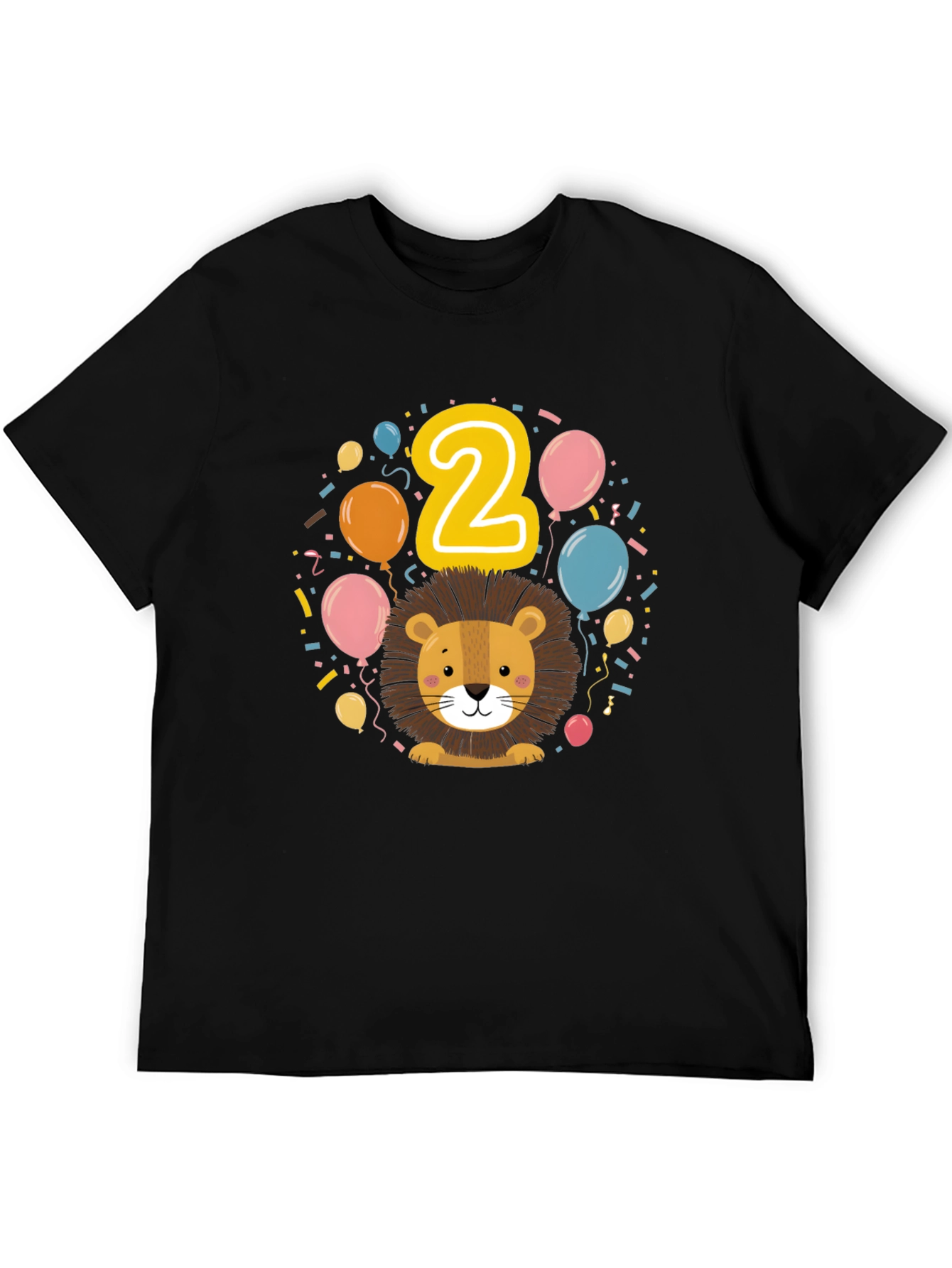 Kids 2nd Birthday Lion T-Shirt