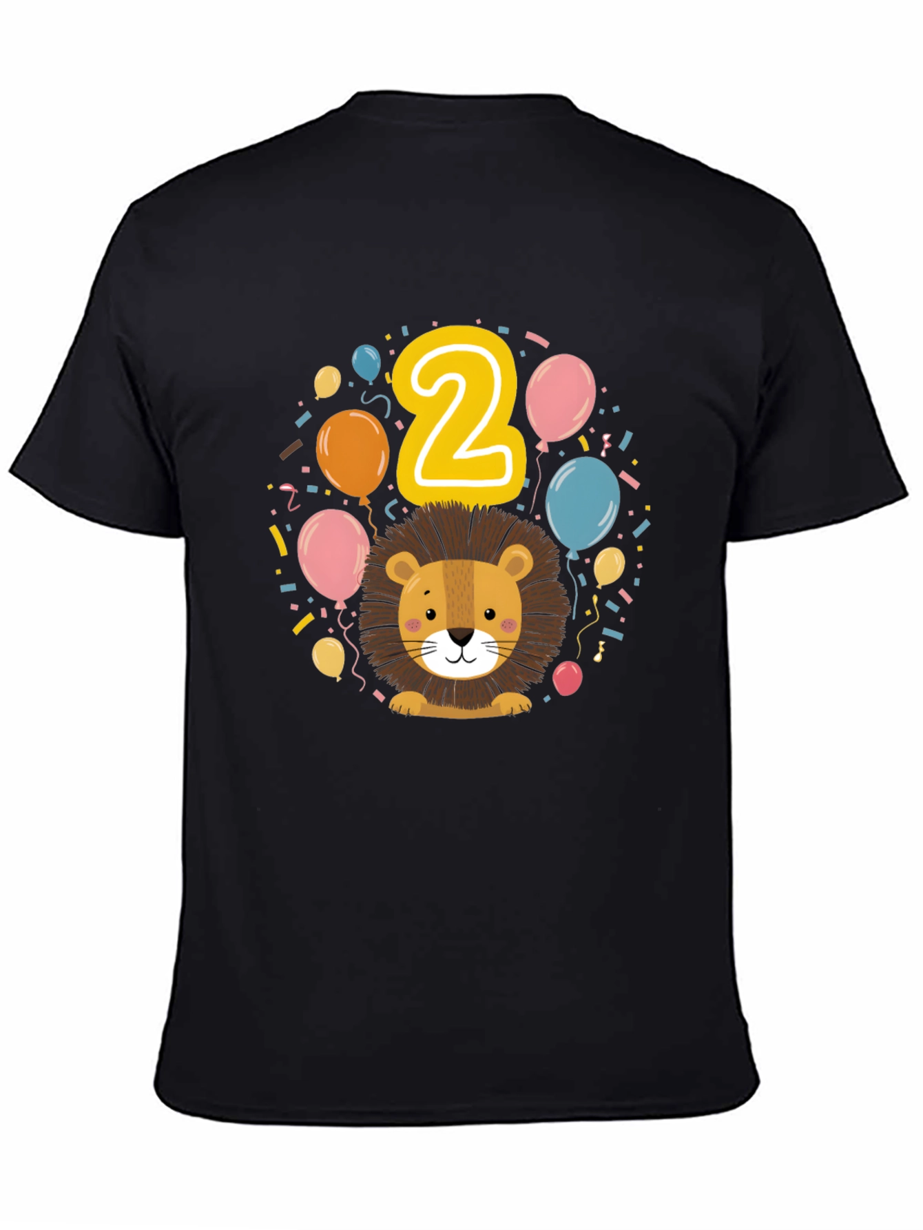 Kids 2nd Birthday Lion T-Shirt