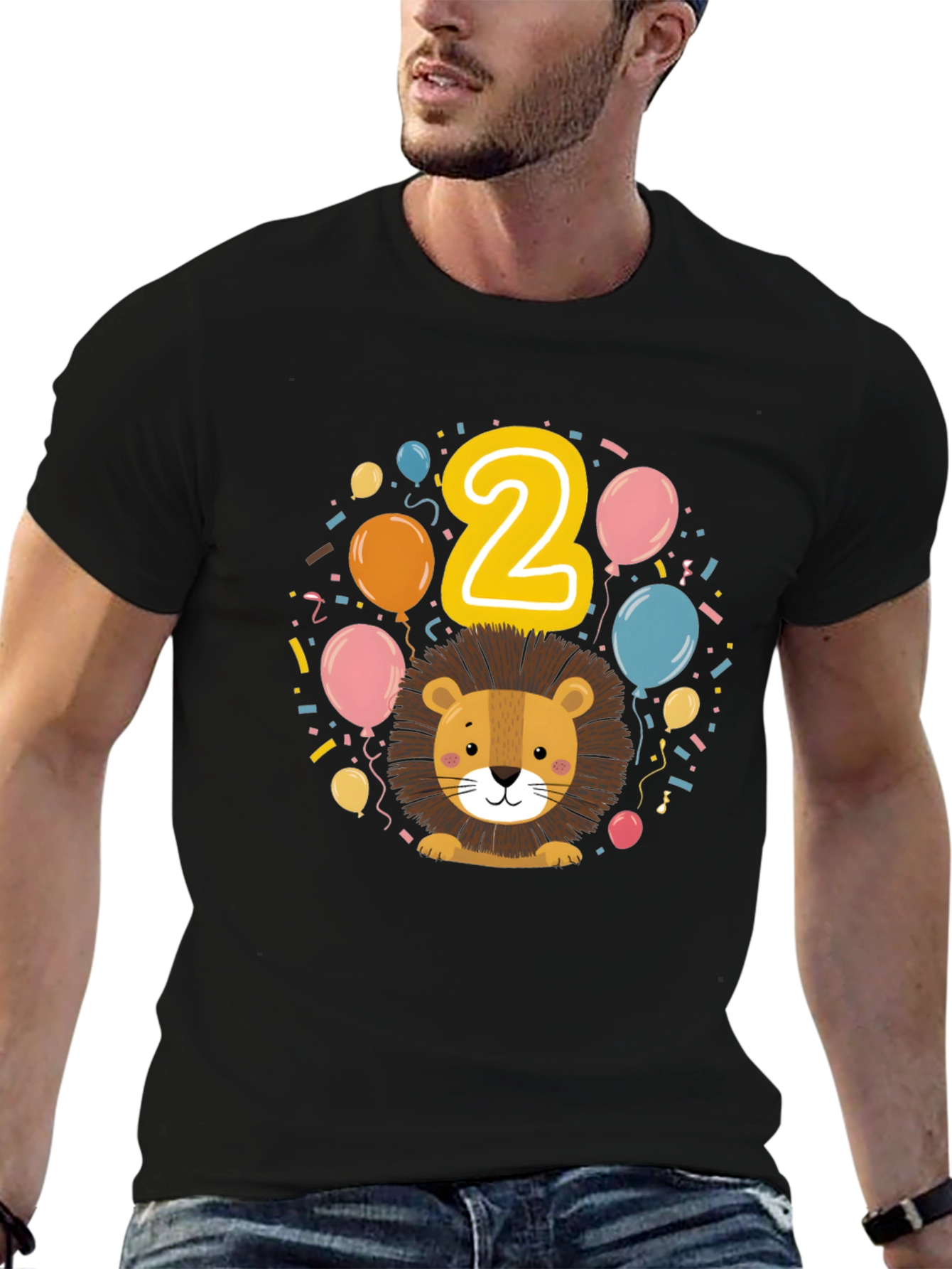 Kids 2nd Birthday Lion T-Shirt