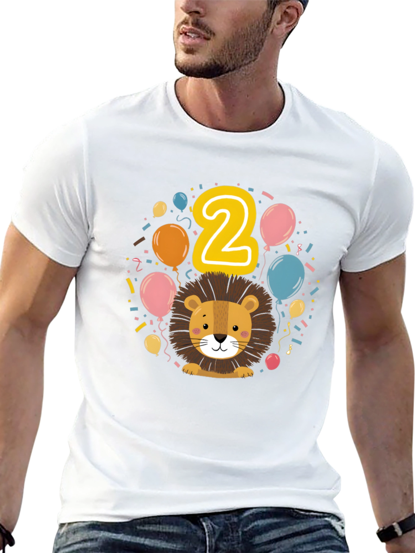 Kids 2nd Birthday Lion T-Shirt