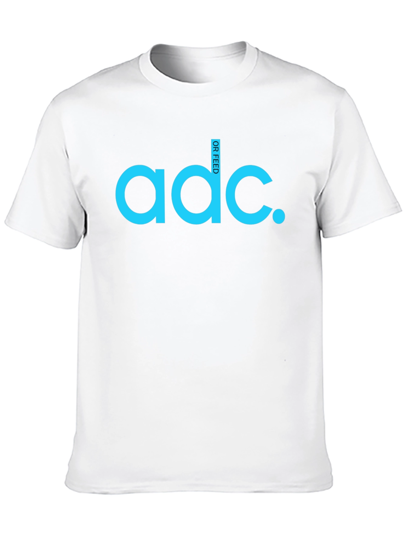 ADC or FEED Mens Graphic T-Shirt