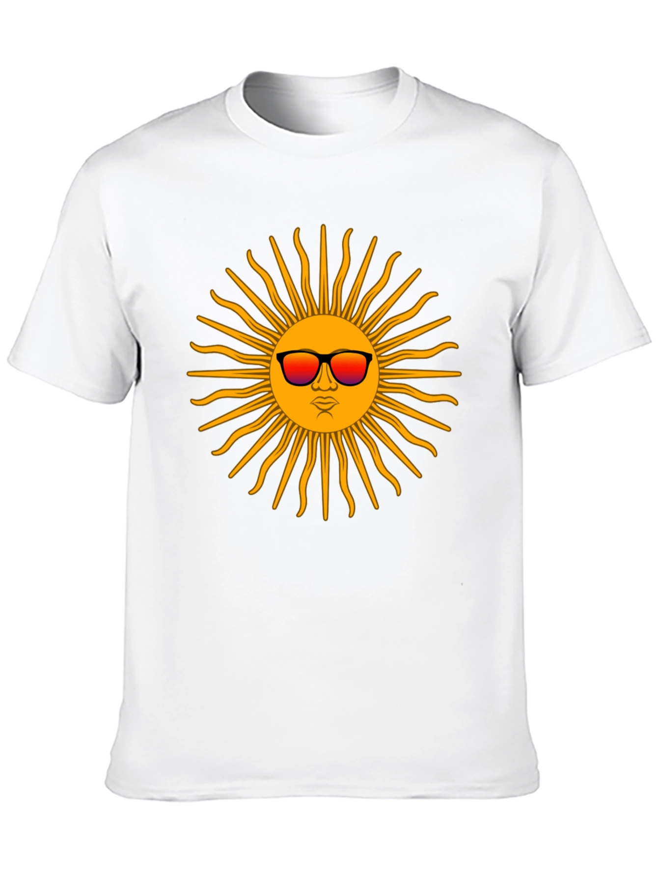 Cool Sun Graphic T-Shirt - Black Casual Tee